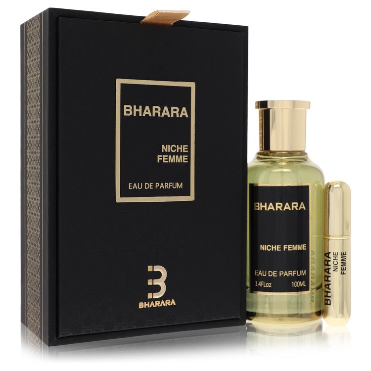 Bharara Niche Femme by Bharara Beauty Eau De Parfum Spray + Refillable Travel Spray 3.4 oz for Women 7827713982524