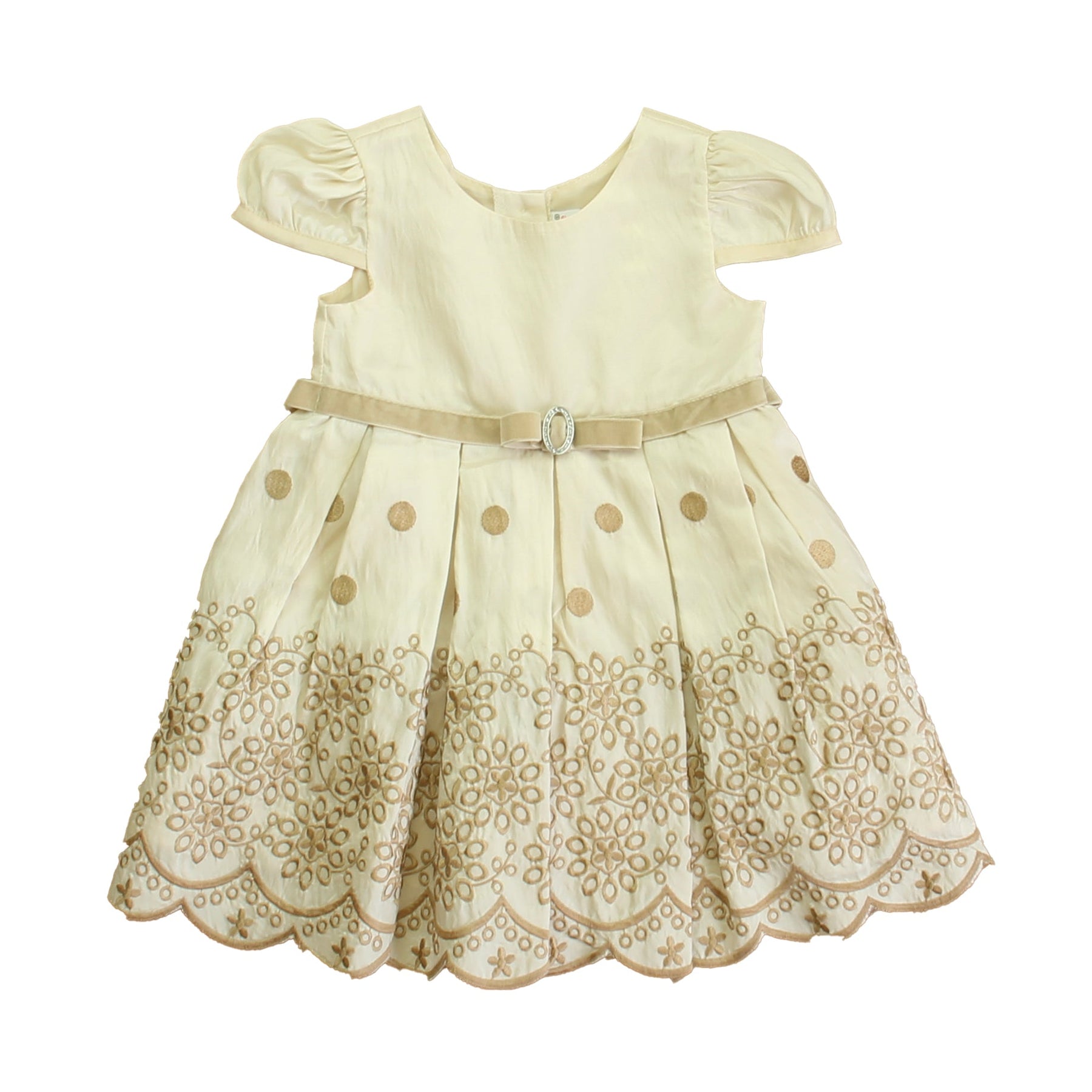 Sweet Heart Rose Girls Beige | Brown Special Occasion Dress 7805922836540