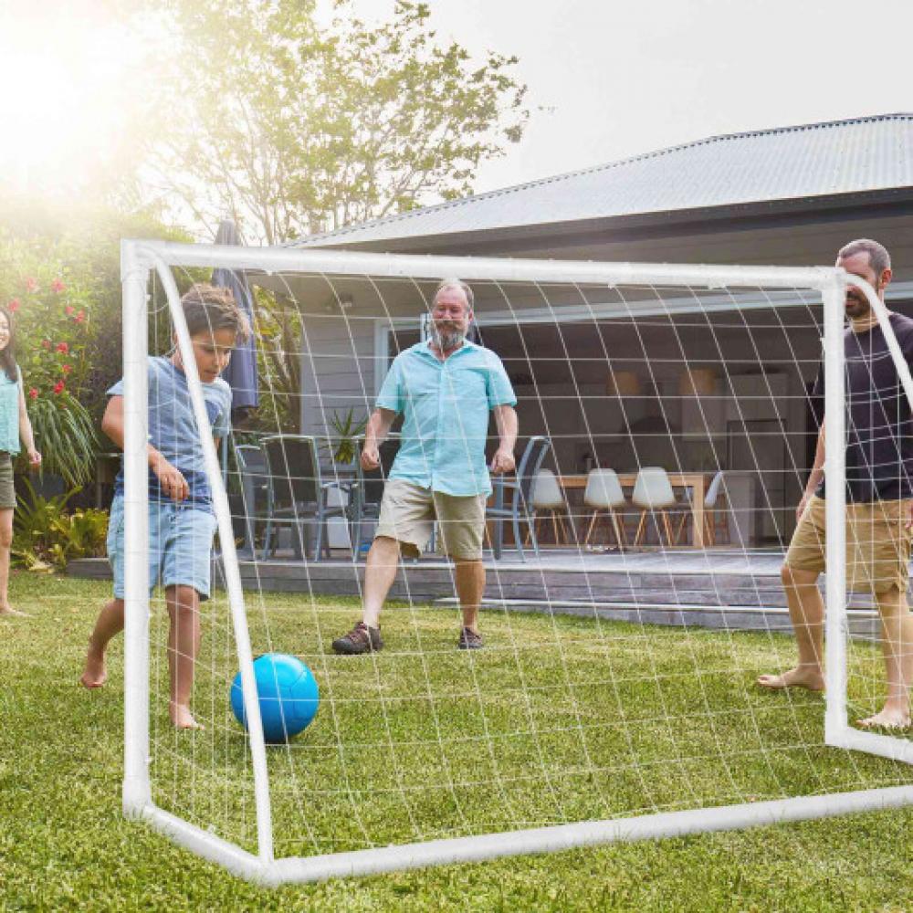 6 x 4 Feet Soccer Goal with Strong UPVC Frame 7672869945404