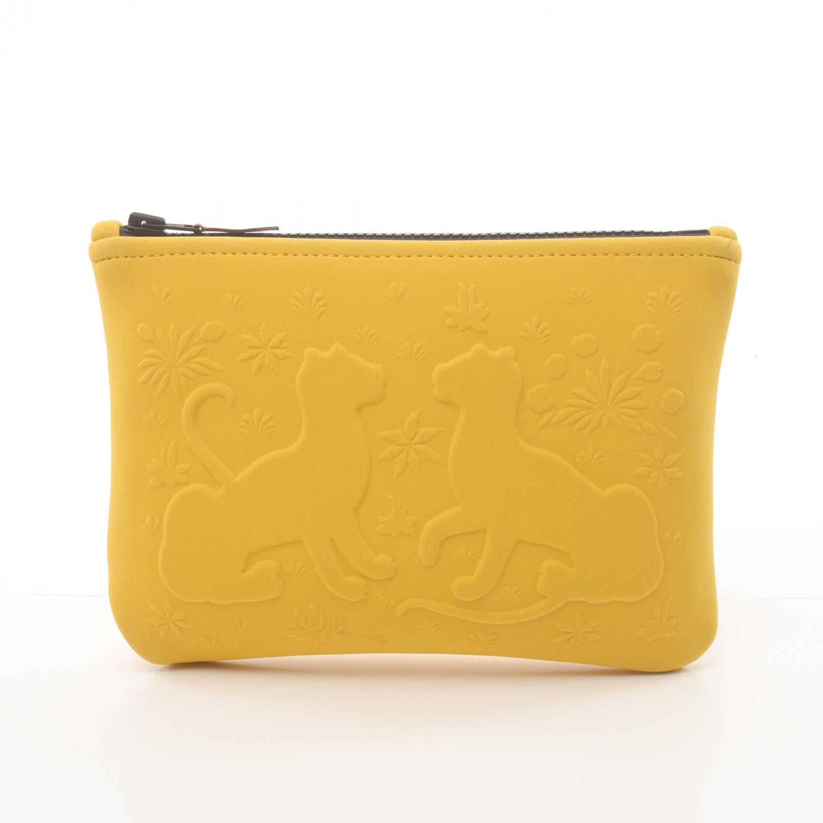 Hermes Neoban-Thalassa MM Leather Clutch Bag