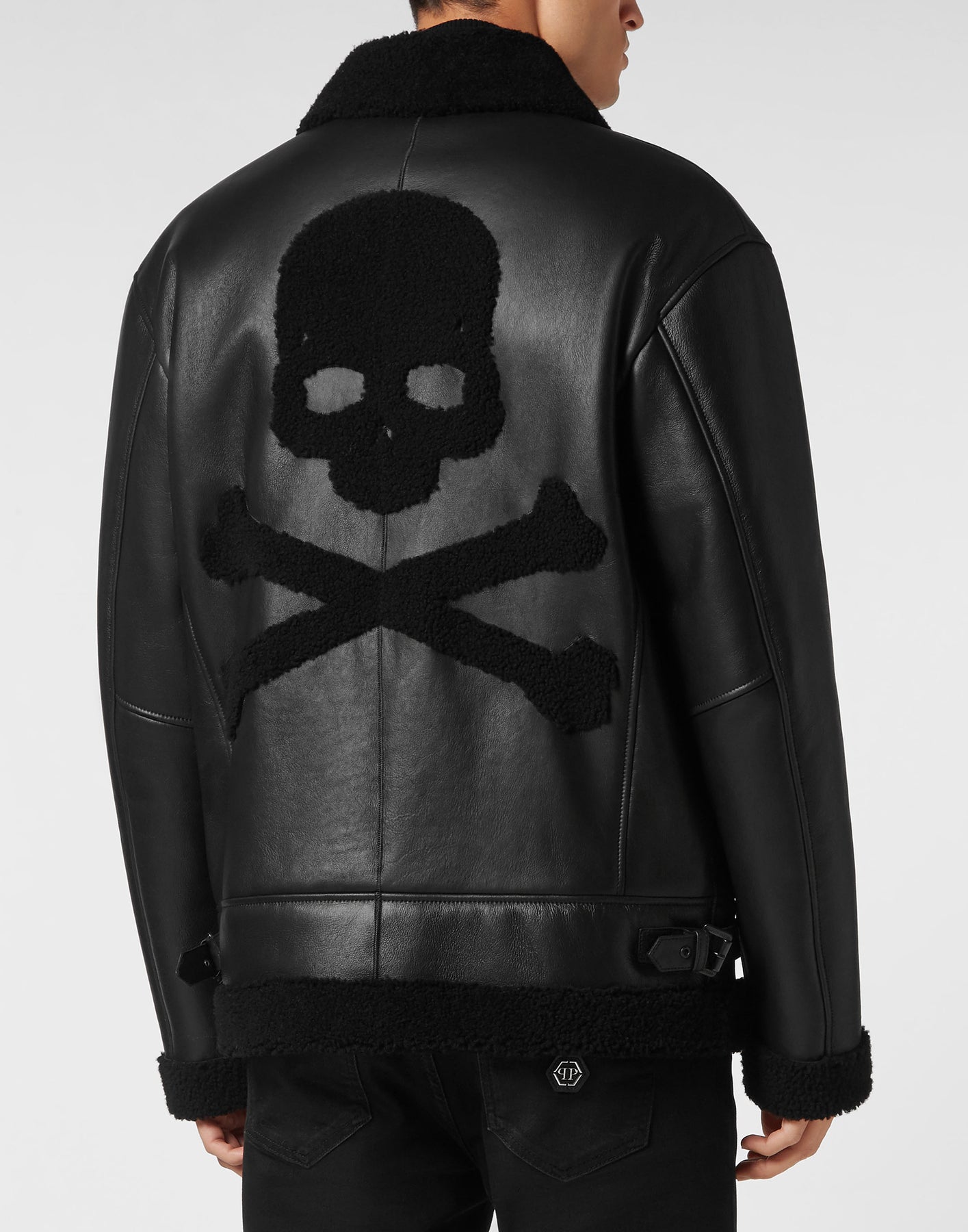 Shearling Jacket Skull&Bones 7676750266428