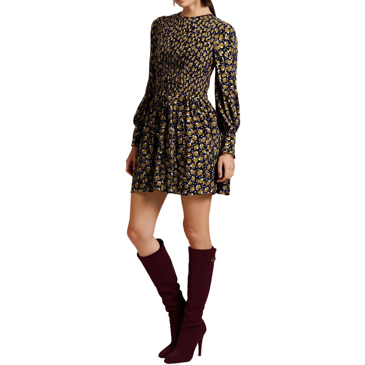 Ingrid Printed Fit & Flare Dress