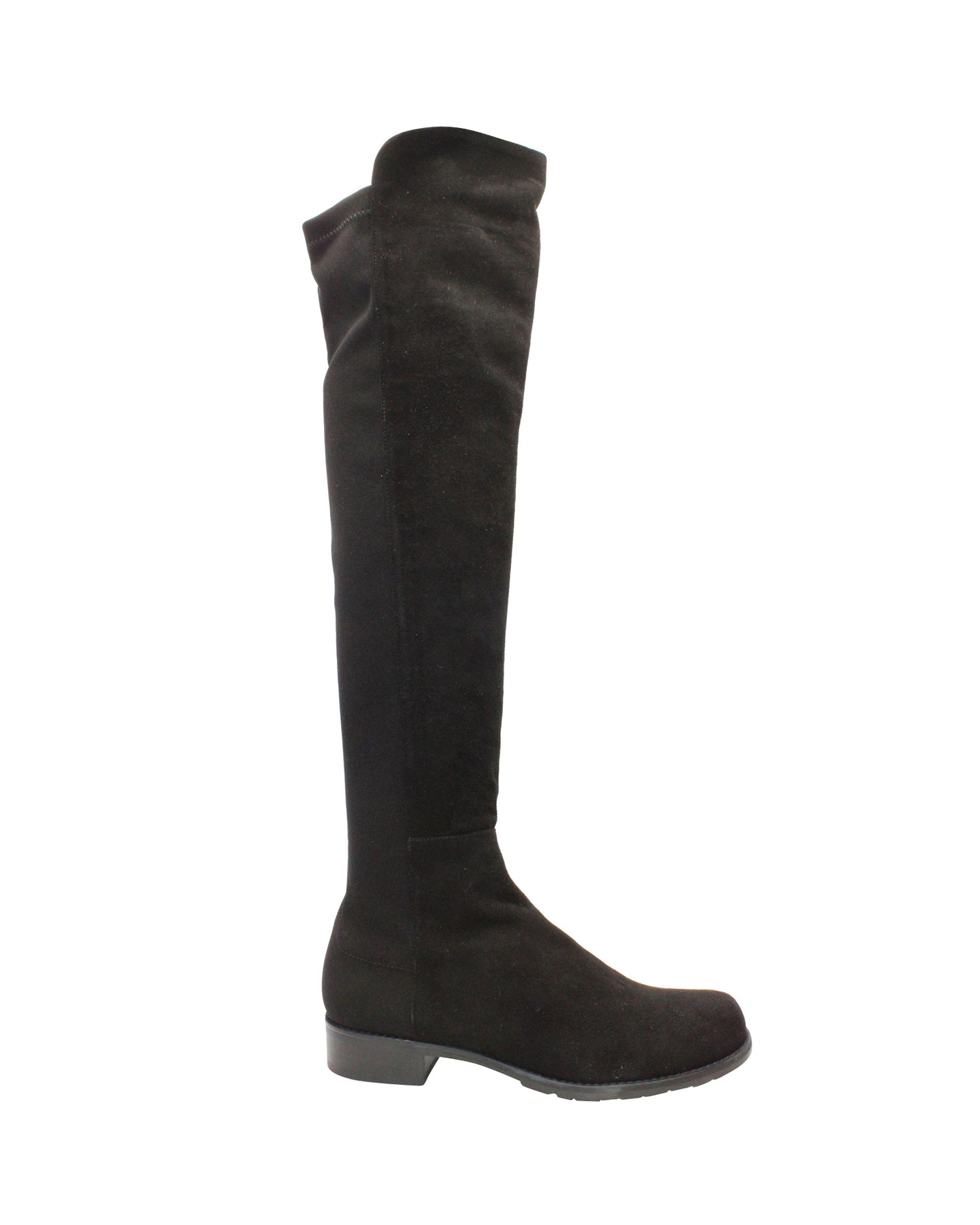Stuart Weitzman 5050 Over-the-Knee Boots in Black Suede 7703698964540