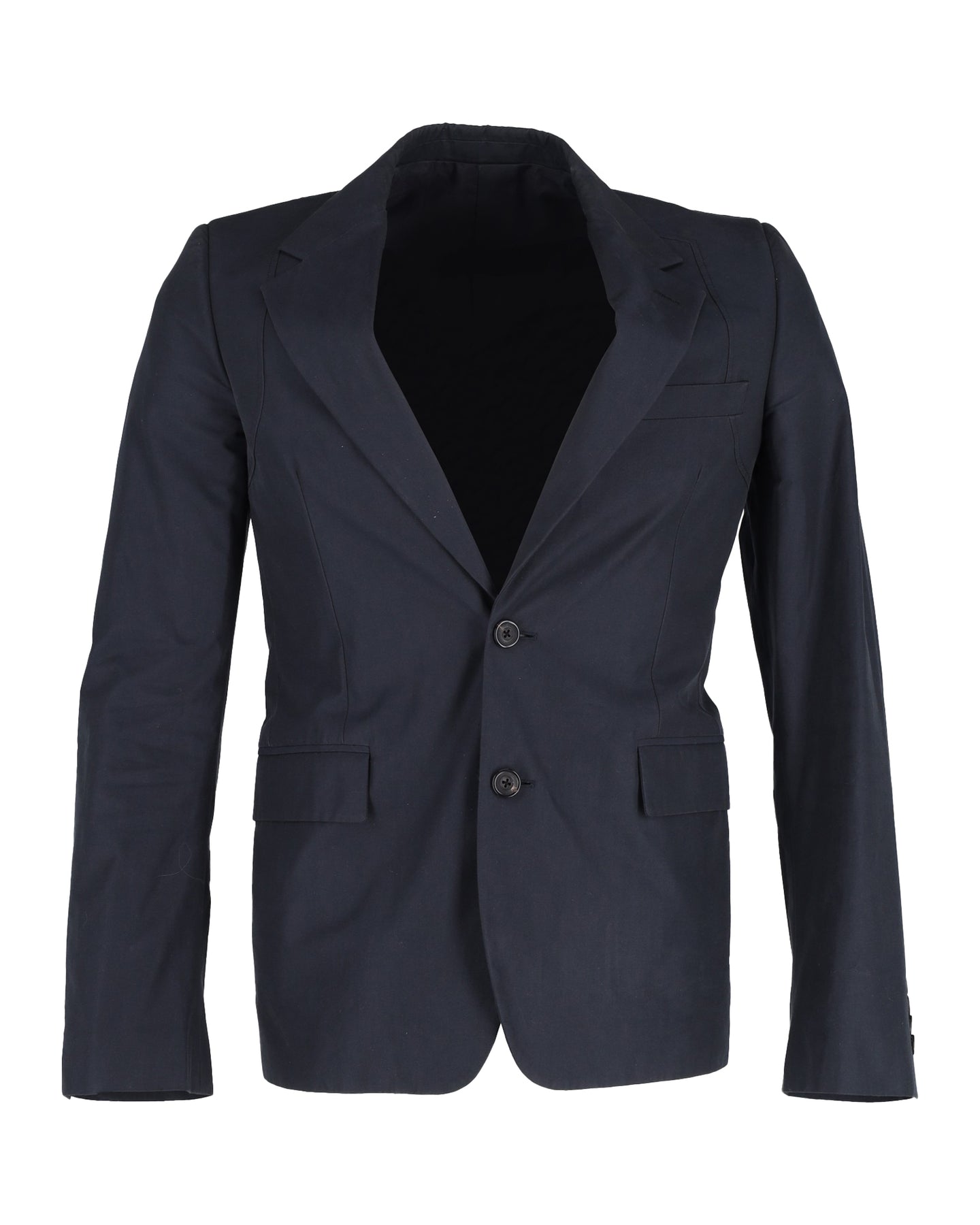 Alexander McQueen Blazer in Blue Wool 7748805492796