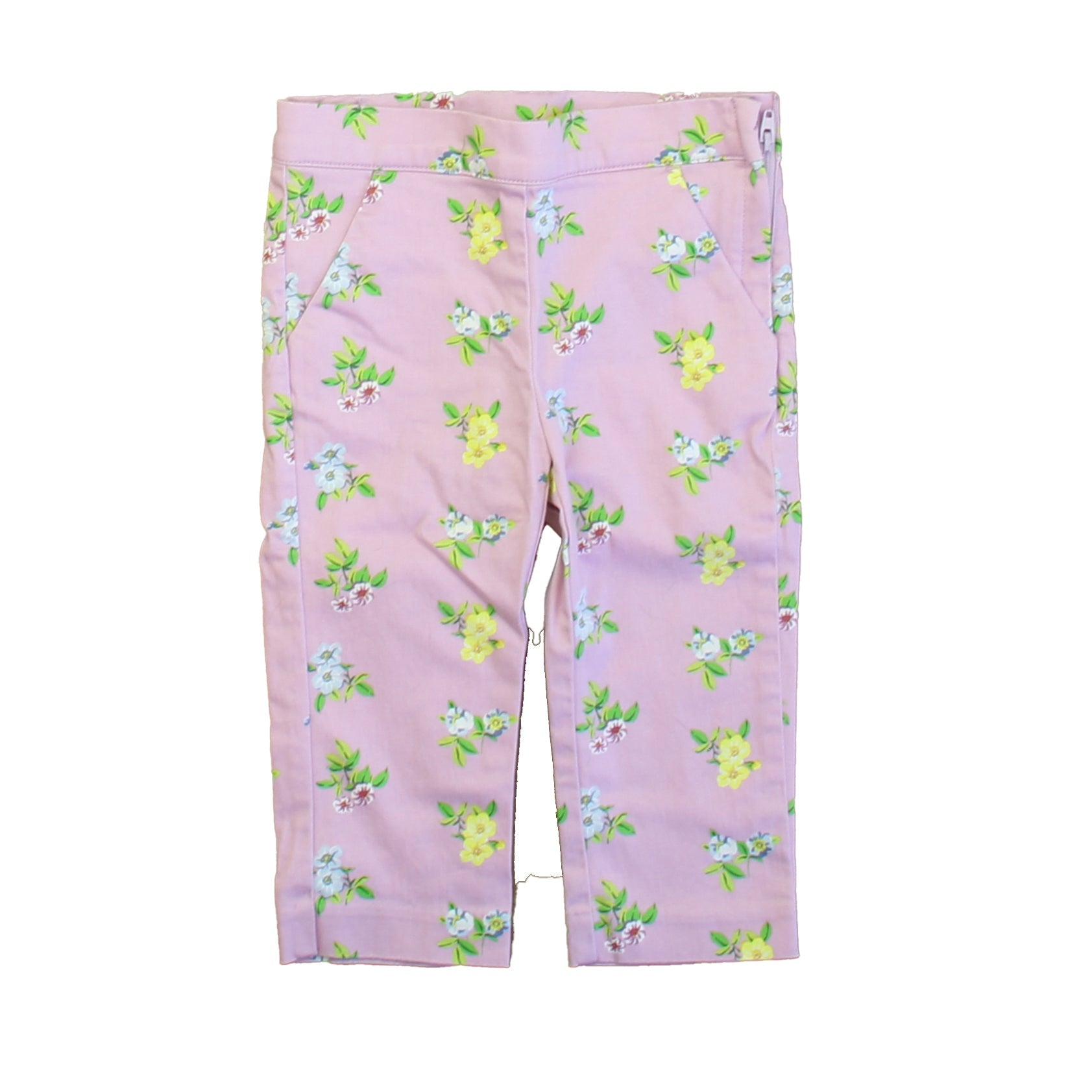 Janie and Jack Girls Pink Floral Pants 7805954129980