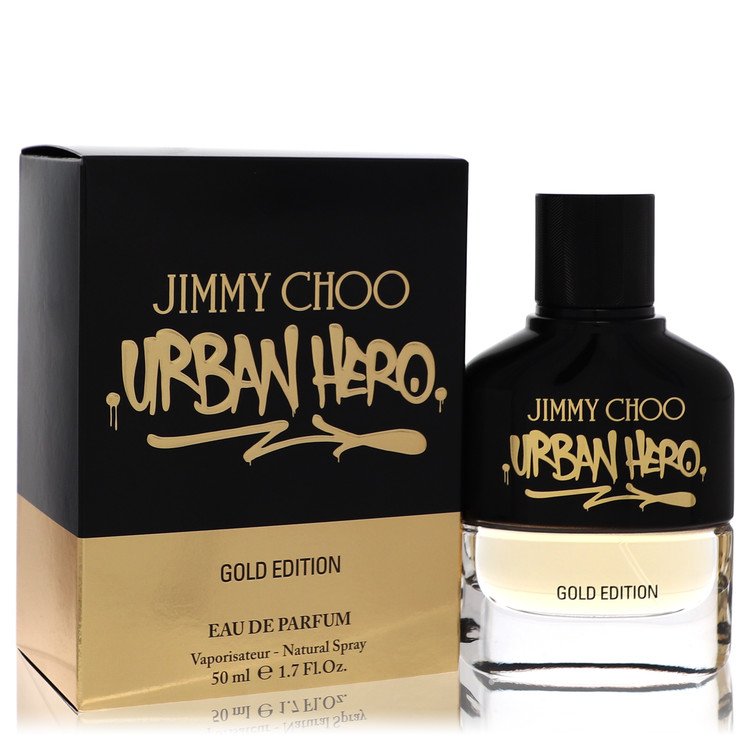 Jimmy Choo Urban Hero Gold Edition by Jimmy Choo Eau De Parfum Spray 1.7 oz for Men 7827713785916