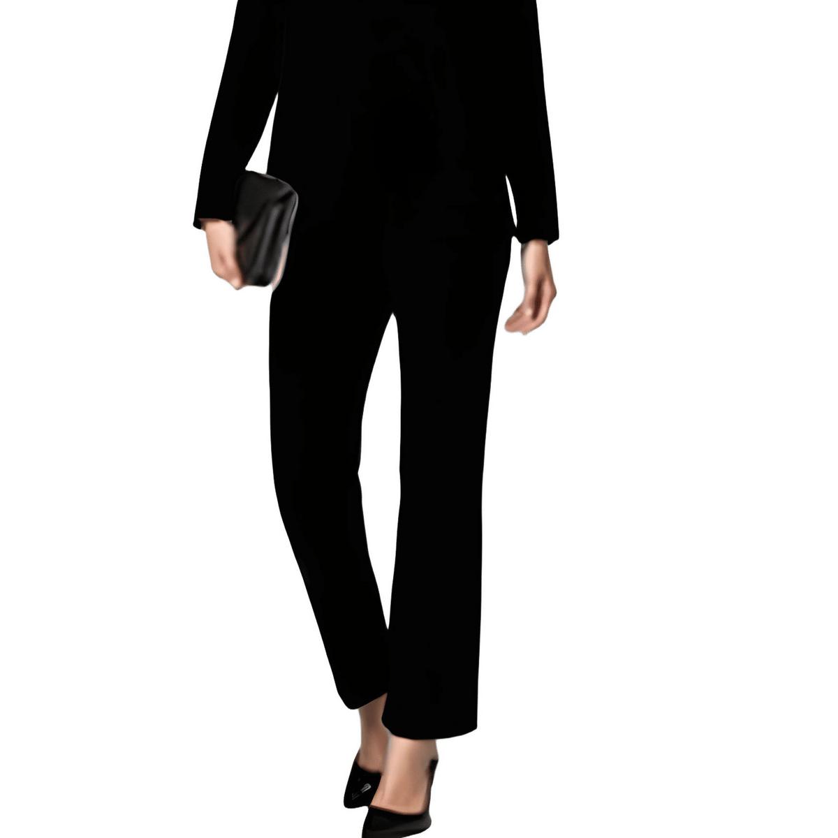 High-Rise Straight Leg Pants