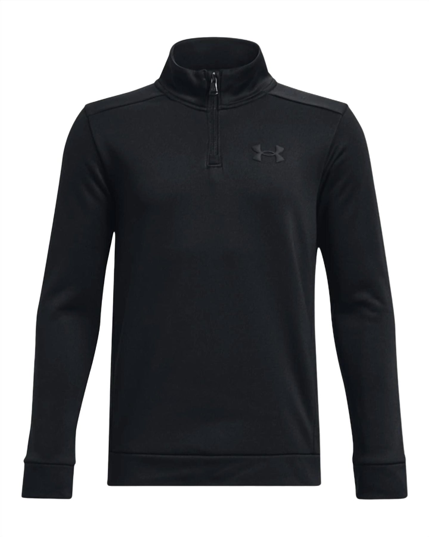 Boys' Fleece 1/4 Zip Shirt In Black 7733846966332