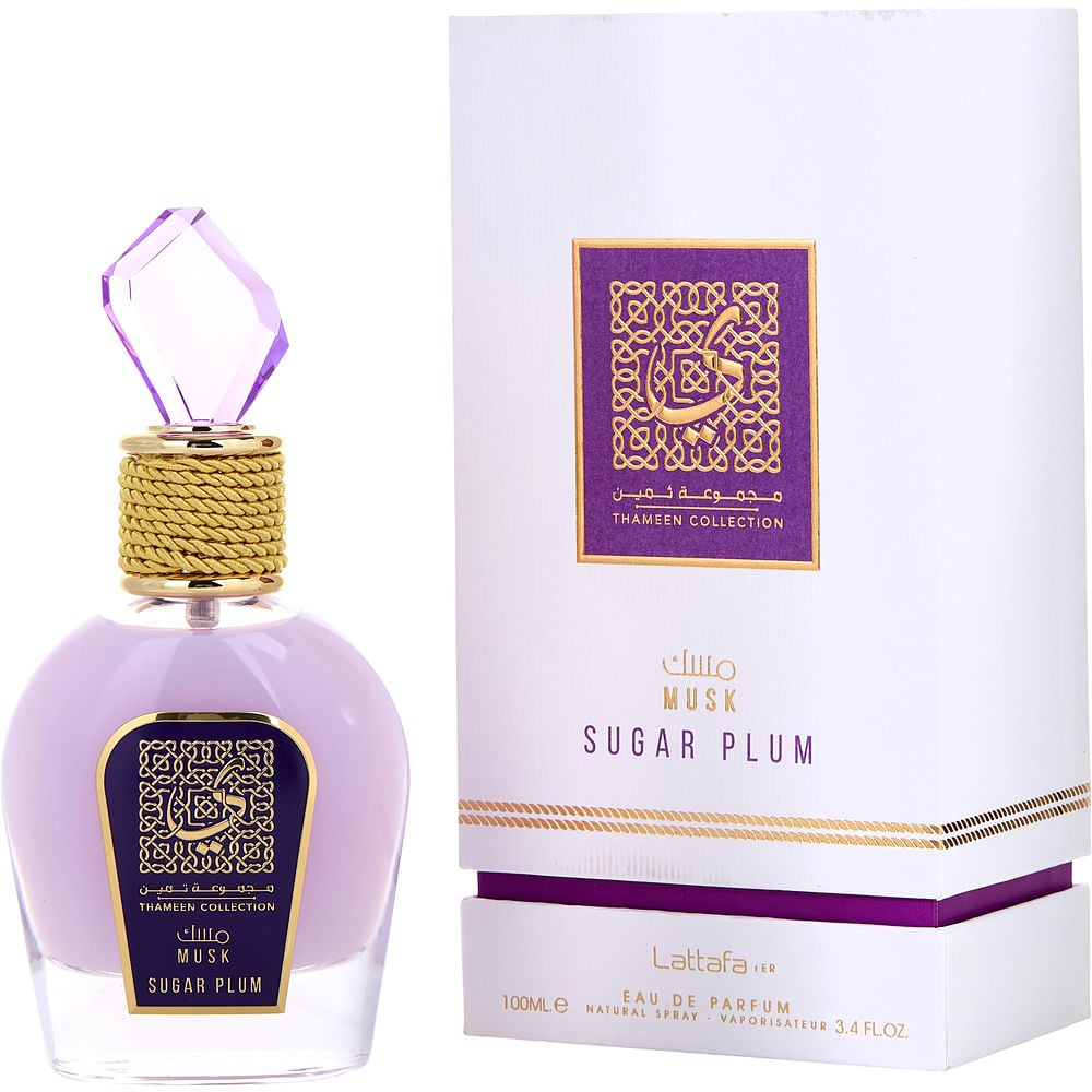 Lattafa Musk Sugar Plum By Lattafa Eau De Parfum Spray 3.4 Oz (Thameen Collection) Women 7827809730620