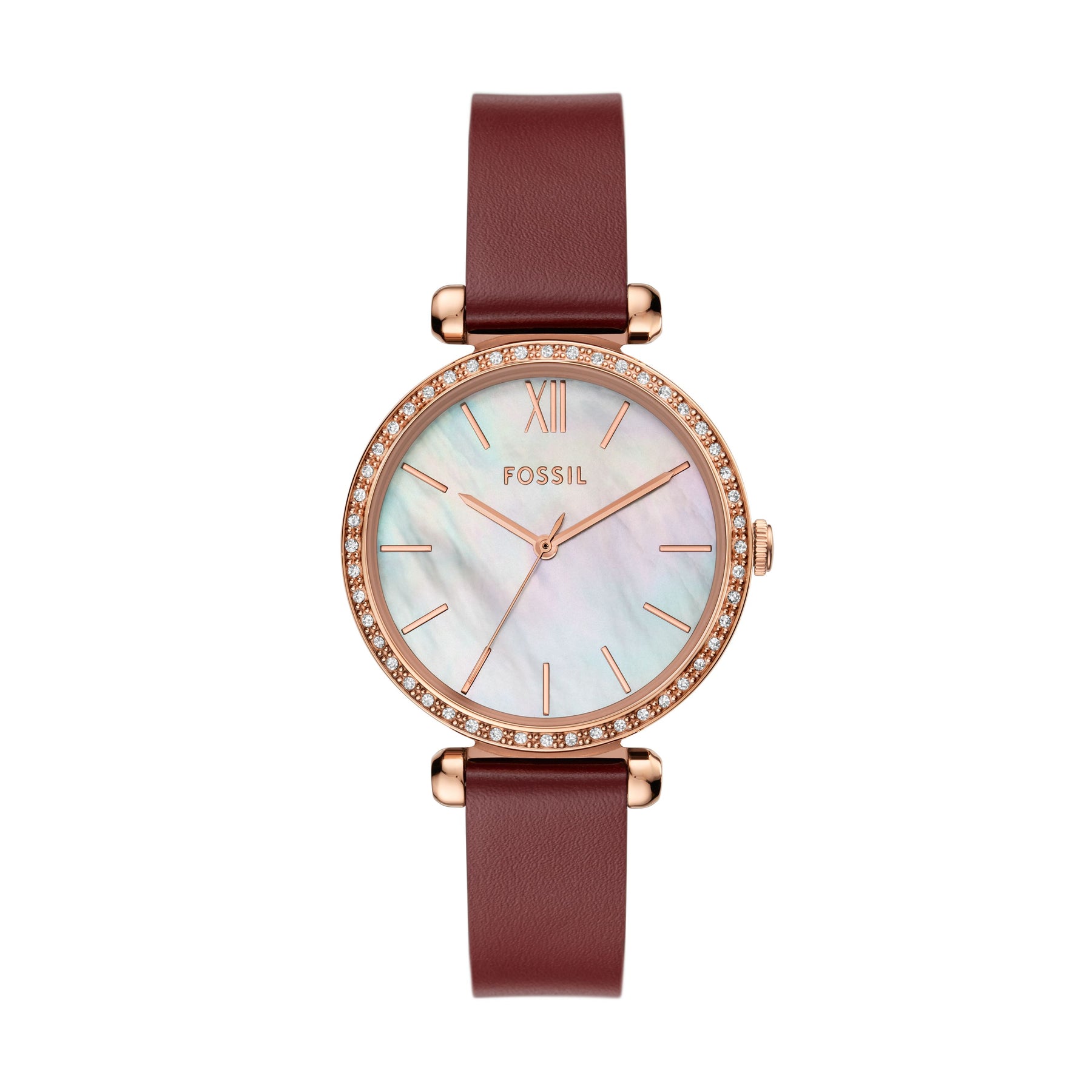 Fossil Women's Tillie Three-Hand, Rose Gold-Tone Stainless Steel Watch 7805816668220