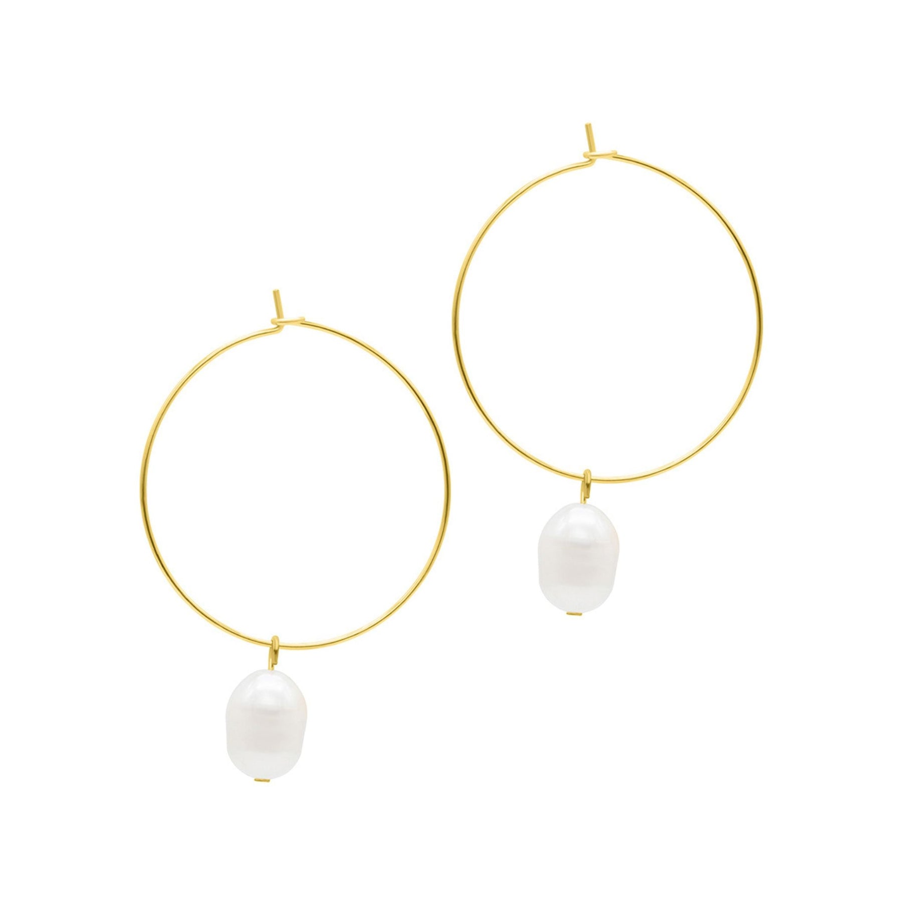 14k Gold Plated Freshwater Pearl Wire 1.5