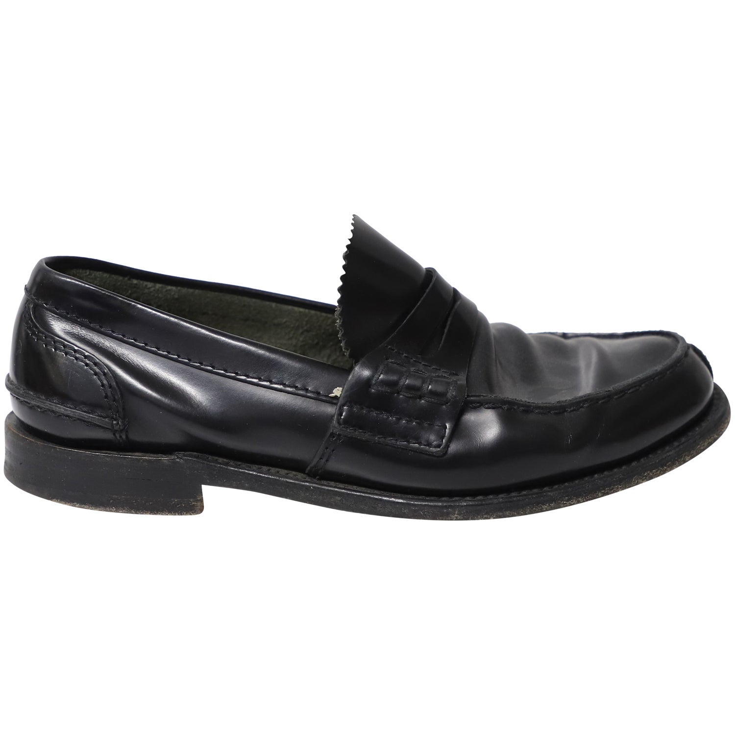 Church's Tunbridge Bookbinder Fumè Penny Loafer in Black Leather 7748869161020