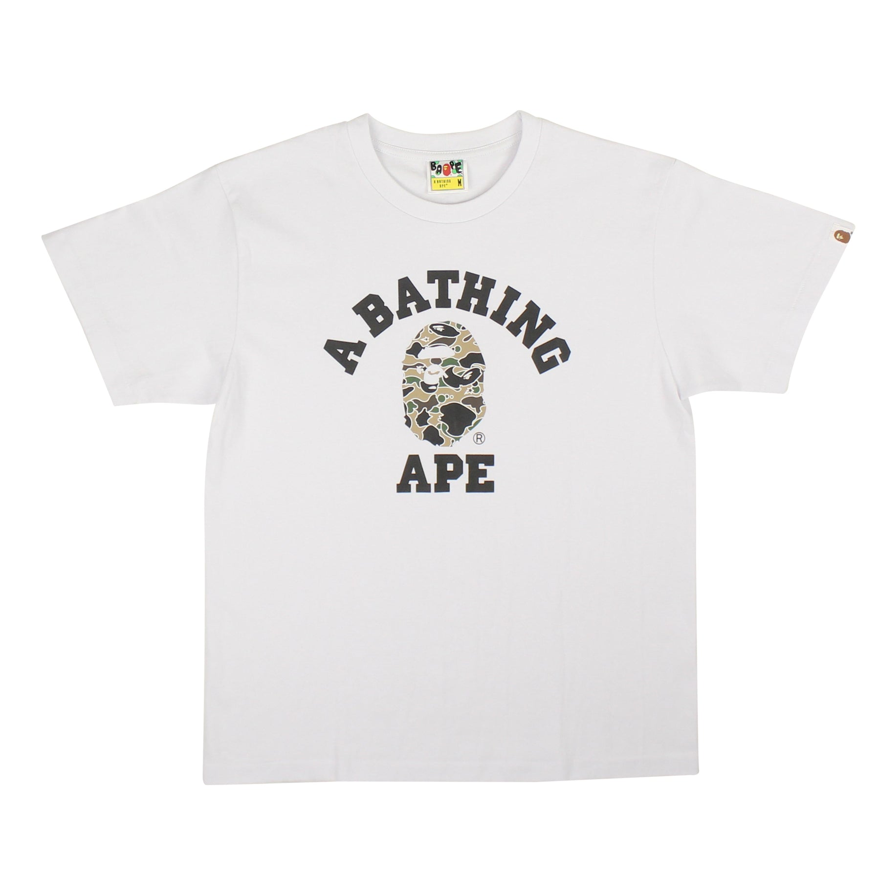 Green And White Bape ABC Camo T-Shirt