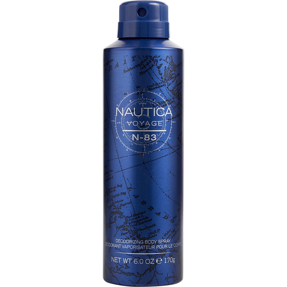 Nautica Voyage N-83 By Nautica Deodorizing Body Spray 6 Oz Men 7827779387452