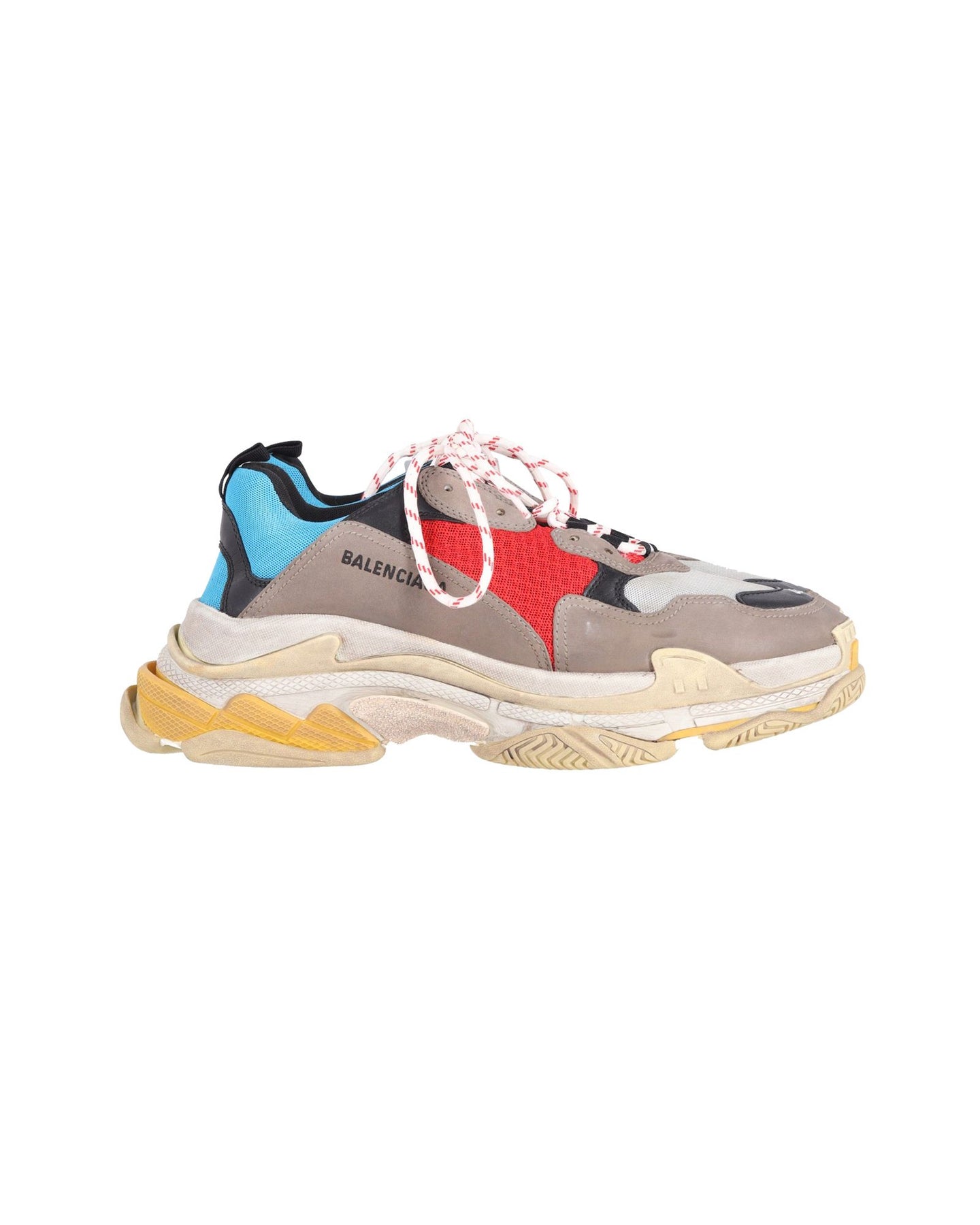 Balenciaga Triple S Low Top Sneakers in Multicolour Polyurethane 7707794571324