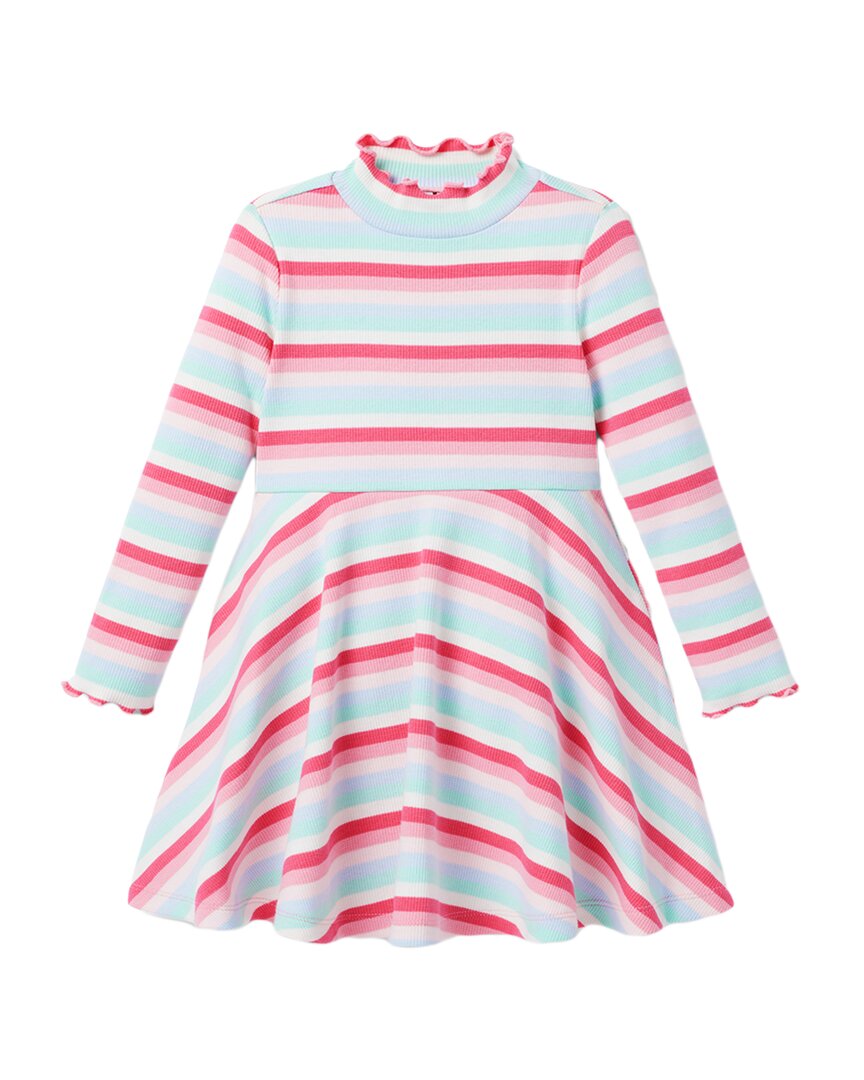 Janie and Jack Striped Ribbed Dress