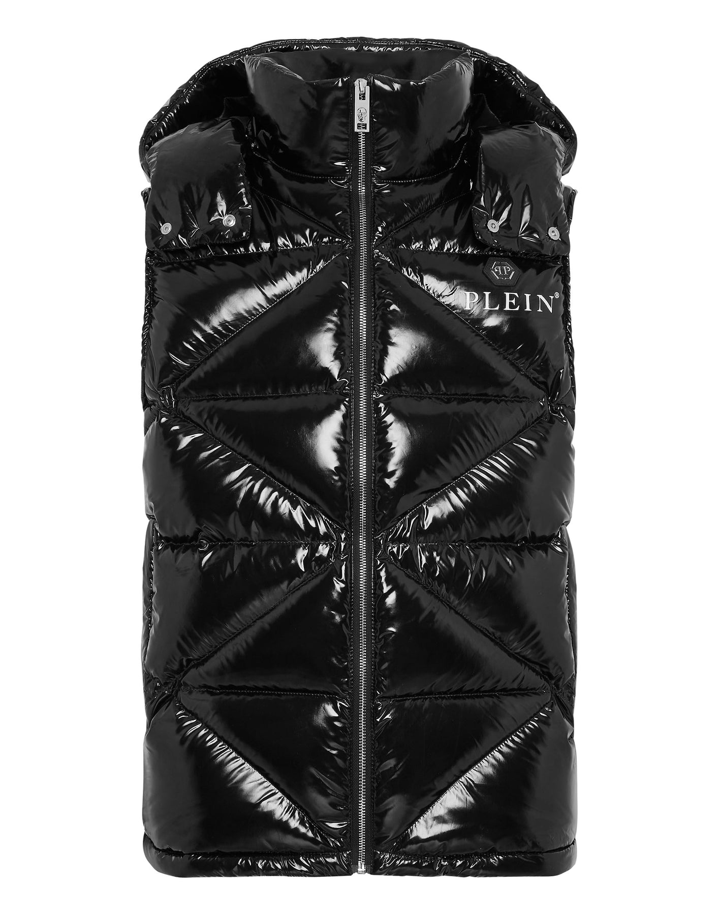 Sleeveless Quilted Down Jacket Hexagon 7676511715388