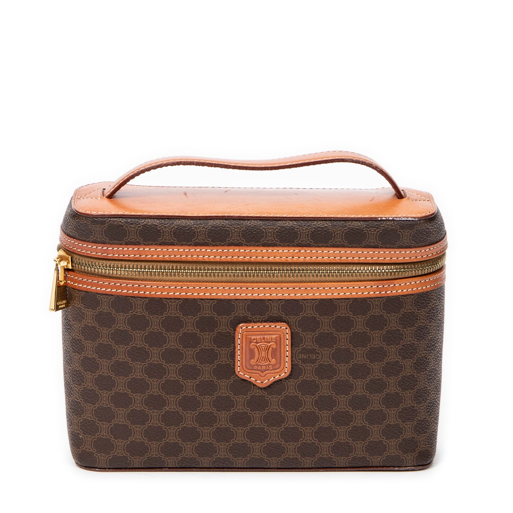 Vintage Top Handle Toiletry Pouch 7827484311612