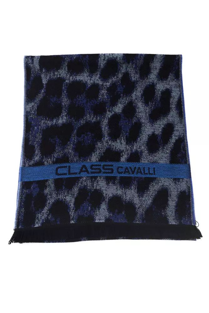 Cavalli Class Animalier Fantasy Logo Luxury Men's Scarf