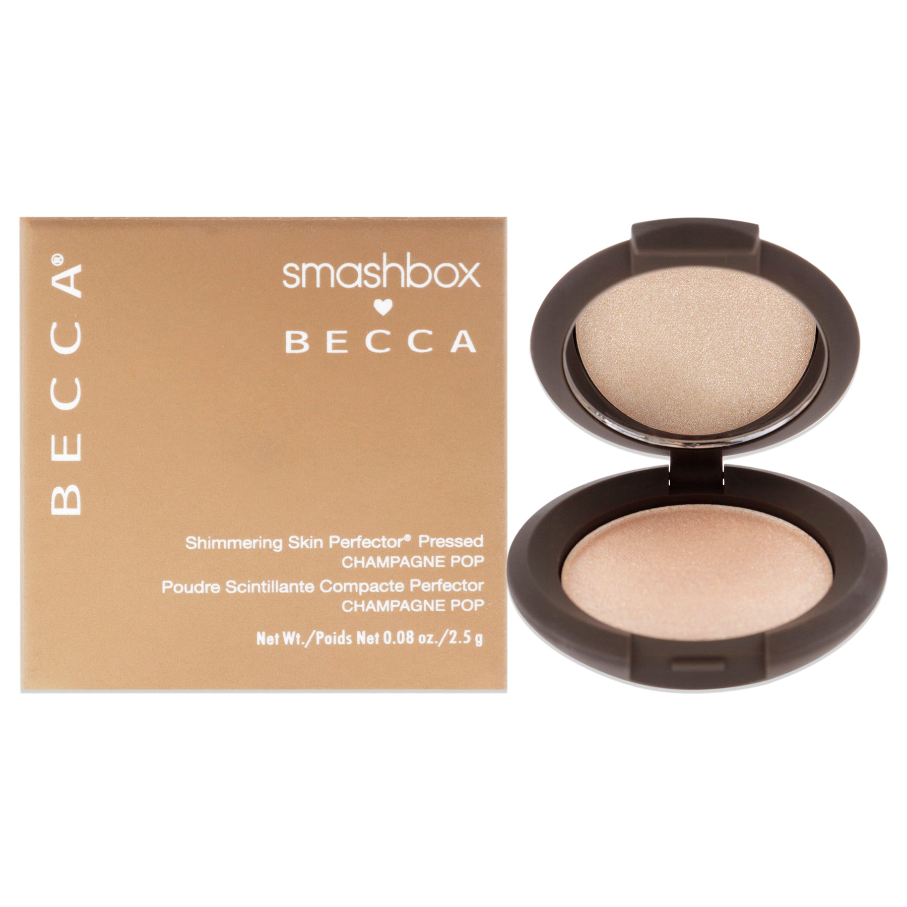 Becca Shimmering Skin Perfector Highlighter - Champagne Pop by SmashBox for Women - 0.08 oz Highlighter