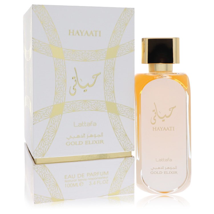 Lattafa Hayaati Gold Elixir by Lattafa Eau De Parfum Spray 3.4 oz Women