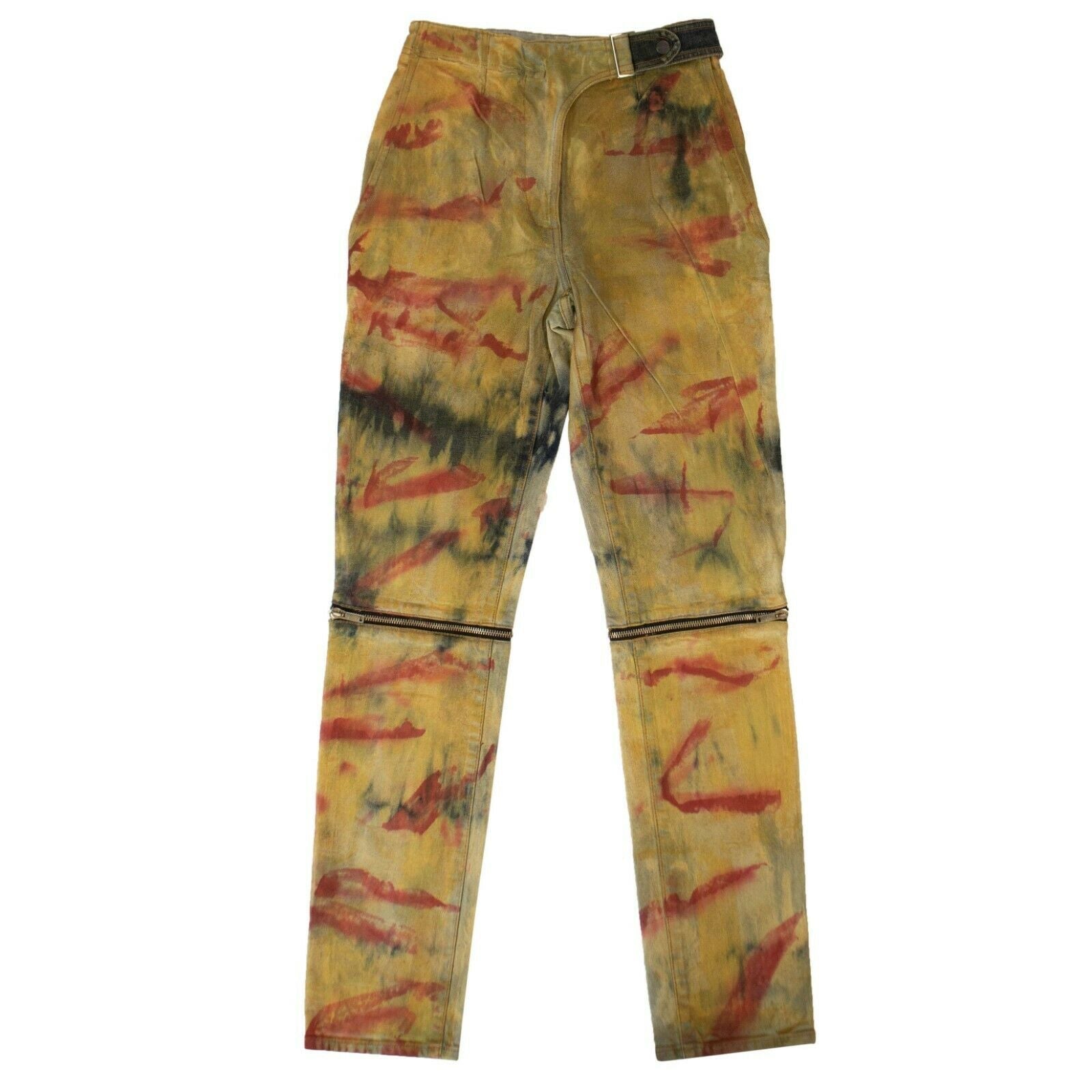 Yellow Tie Dye Jeans