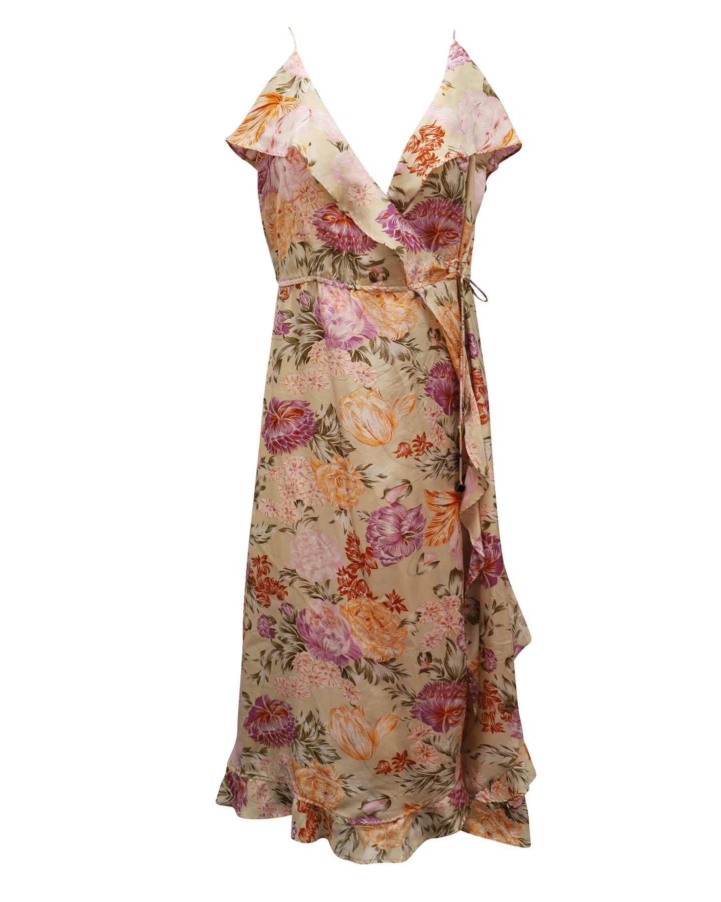 Zimmermann Wrap Dress in Floral Silk 7764865908796