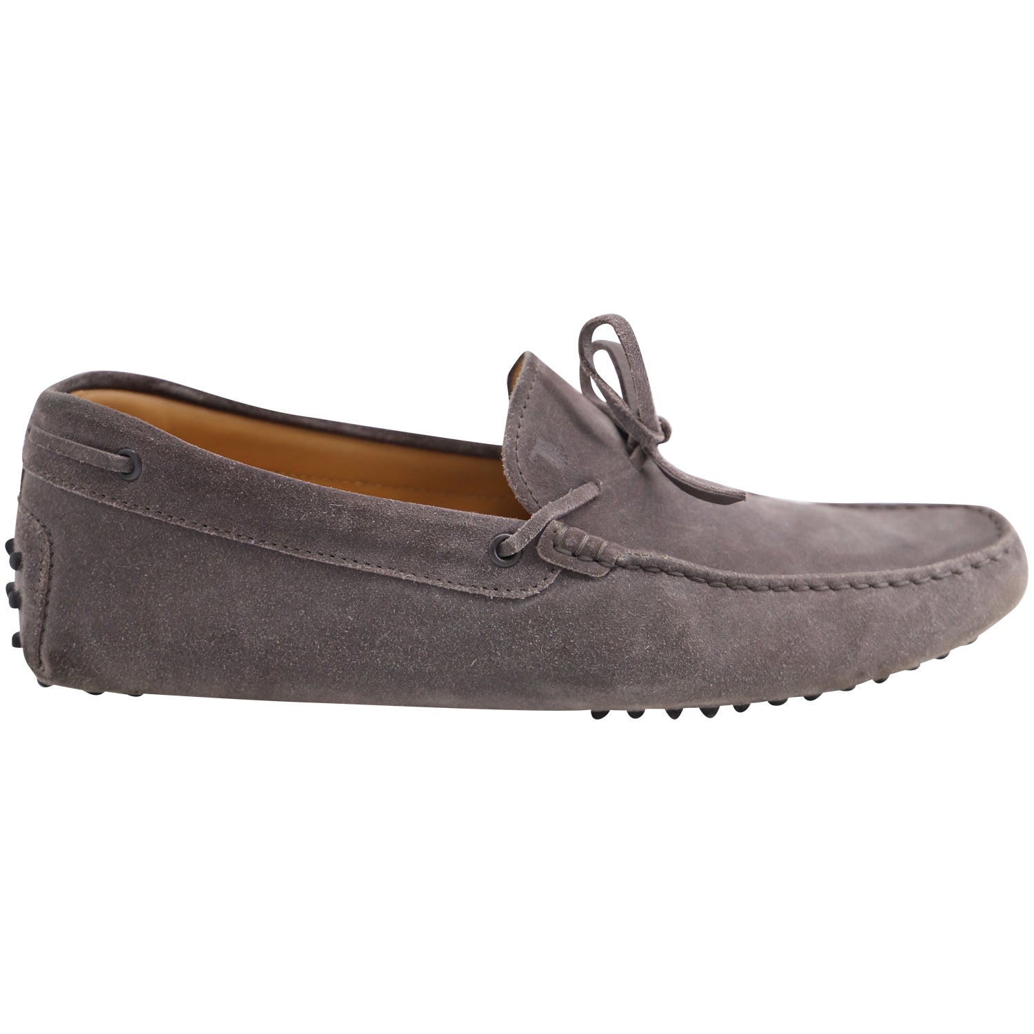 Tod's Gommino Driving Shoes in Grey Suede 7766499459132