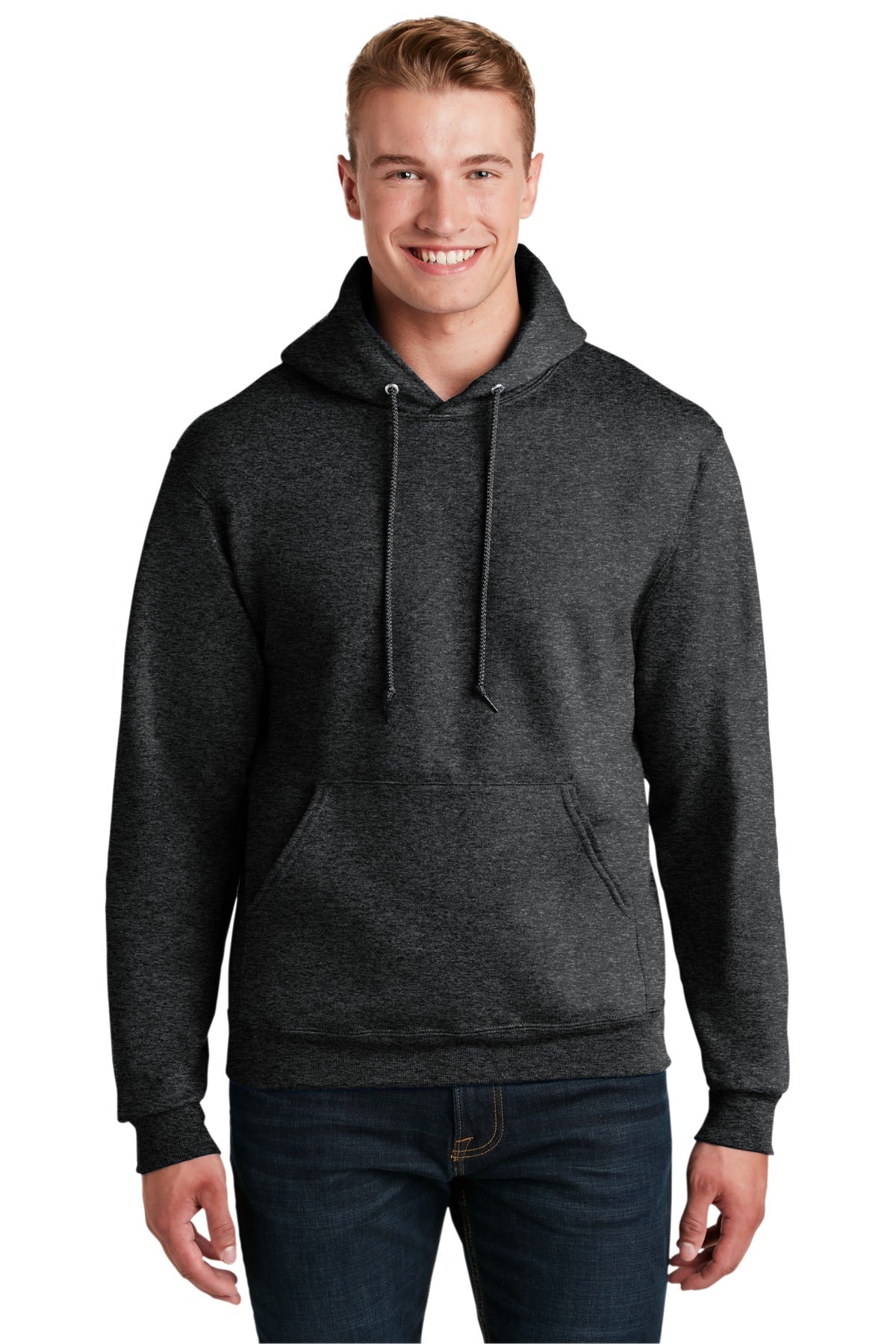 JERZEES Men's Super Sweats NuBlend - Pullover Hooded Sweatshirt. 4997M