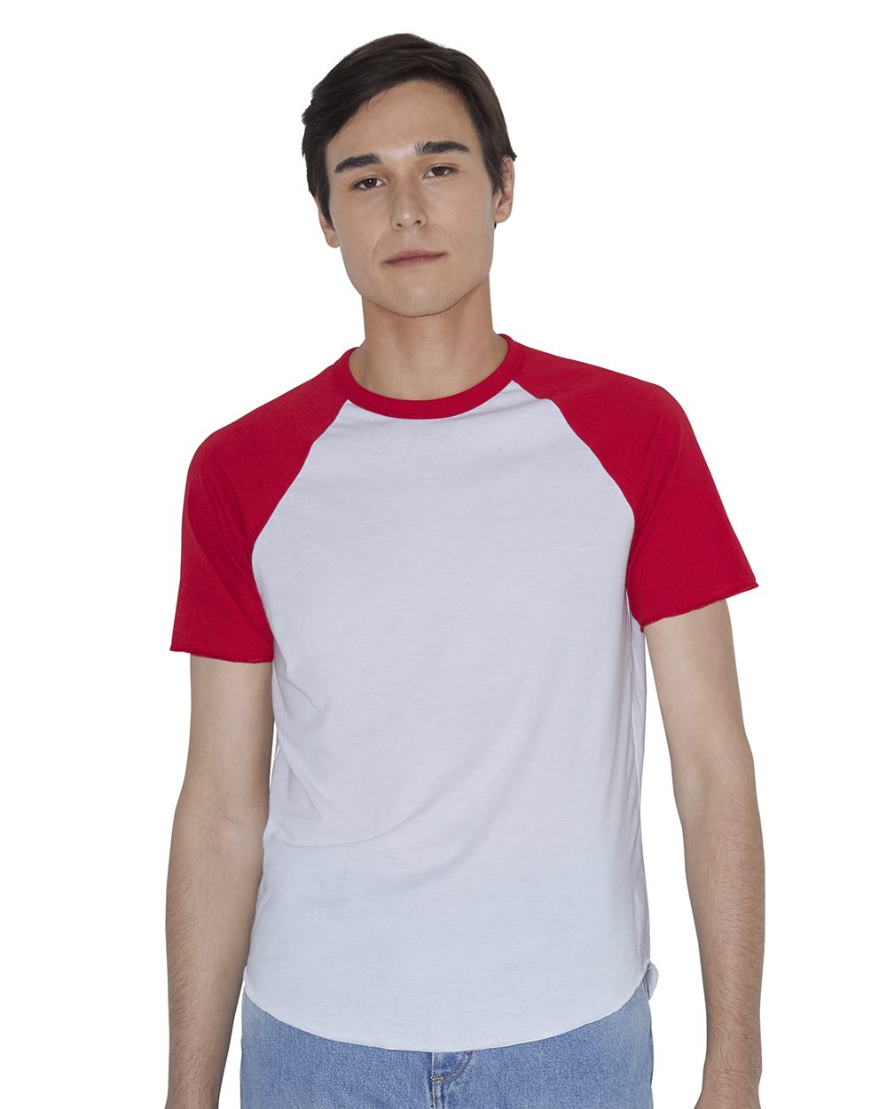 American Apparel Unisex Poly/Cotton Raglan Tee