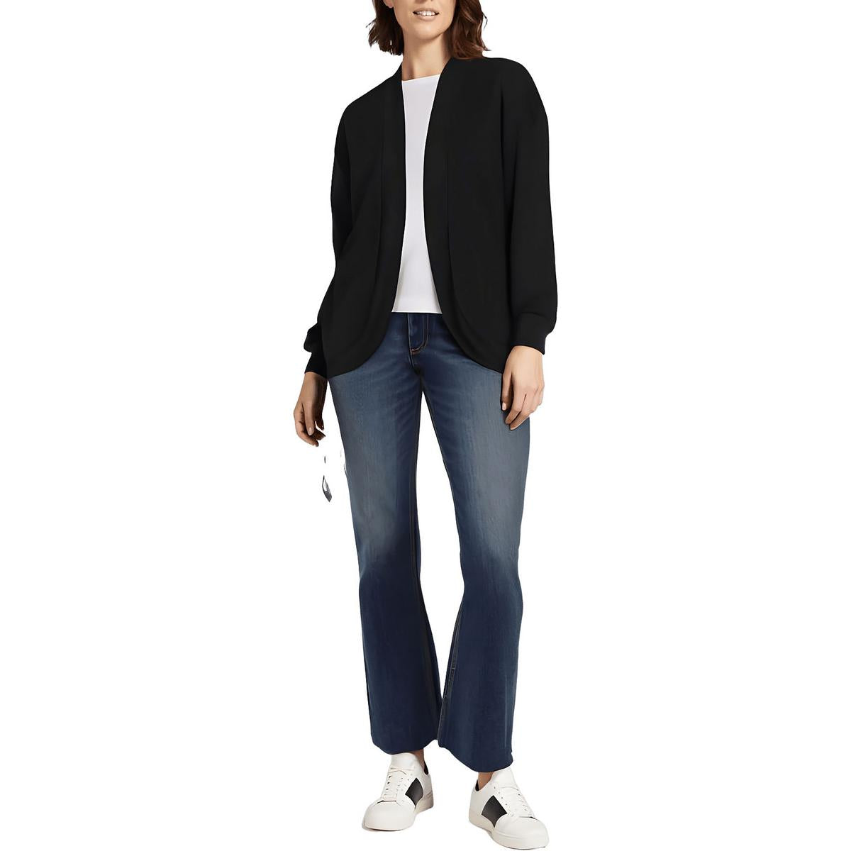 Sean Cocoon Cardi Solid Knit Cardigan Sweater