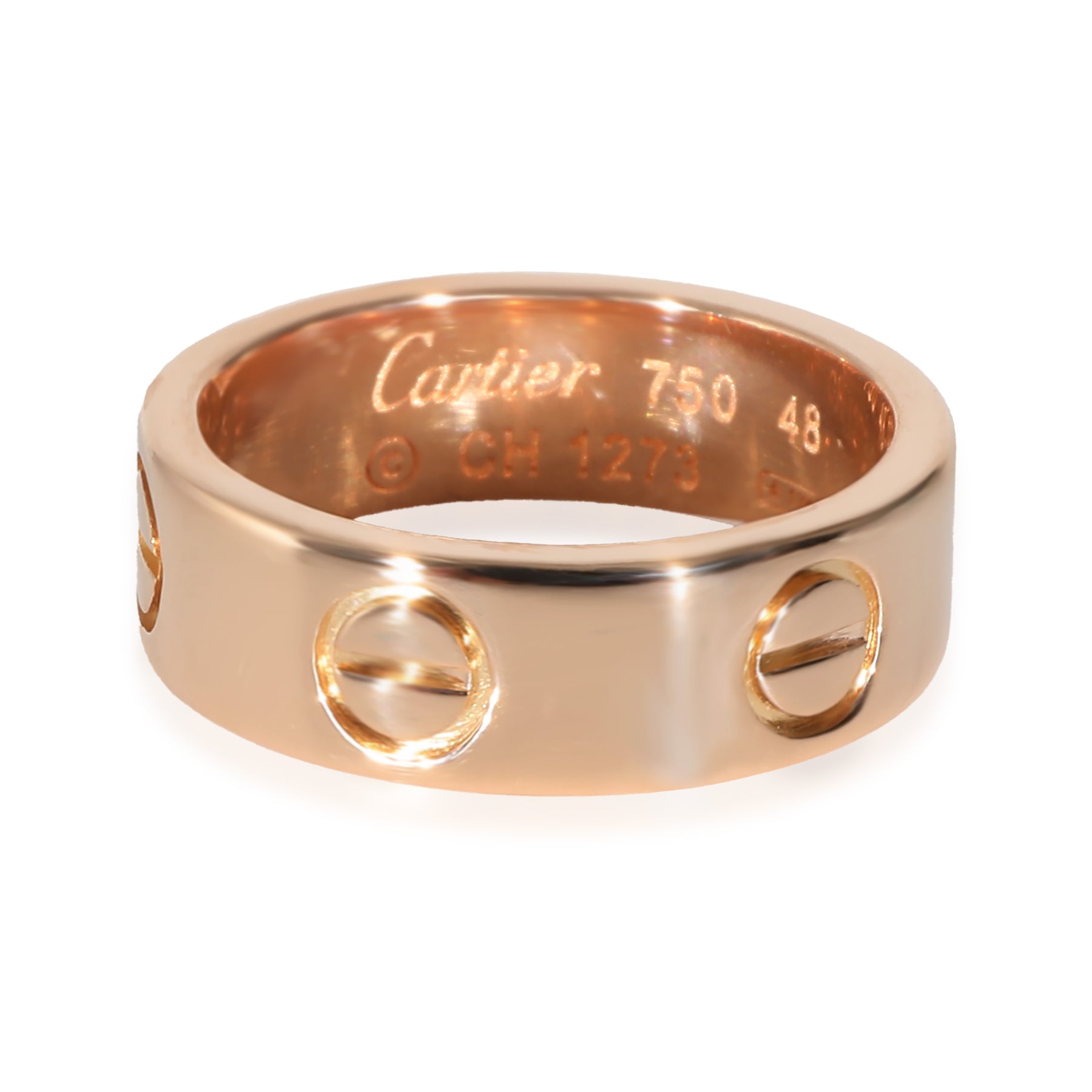 Cartier Love Fashion Ring in 18k Rose Gold 7748902584380