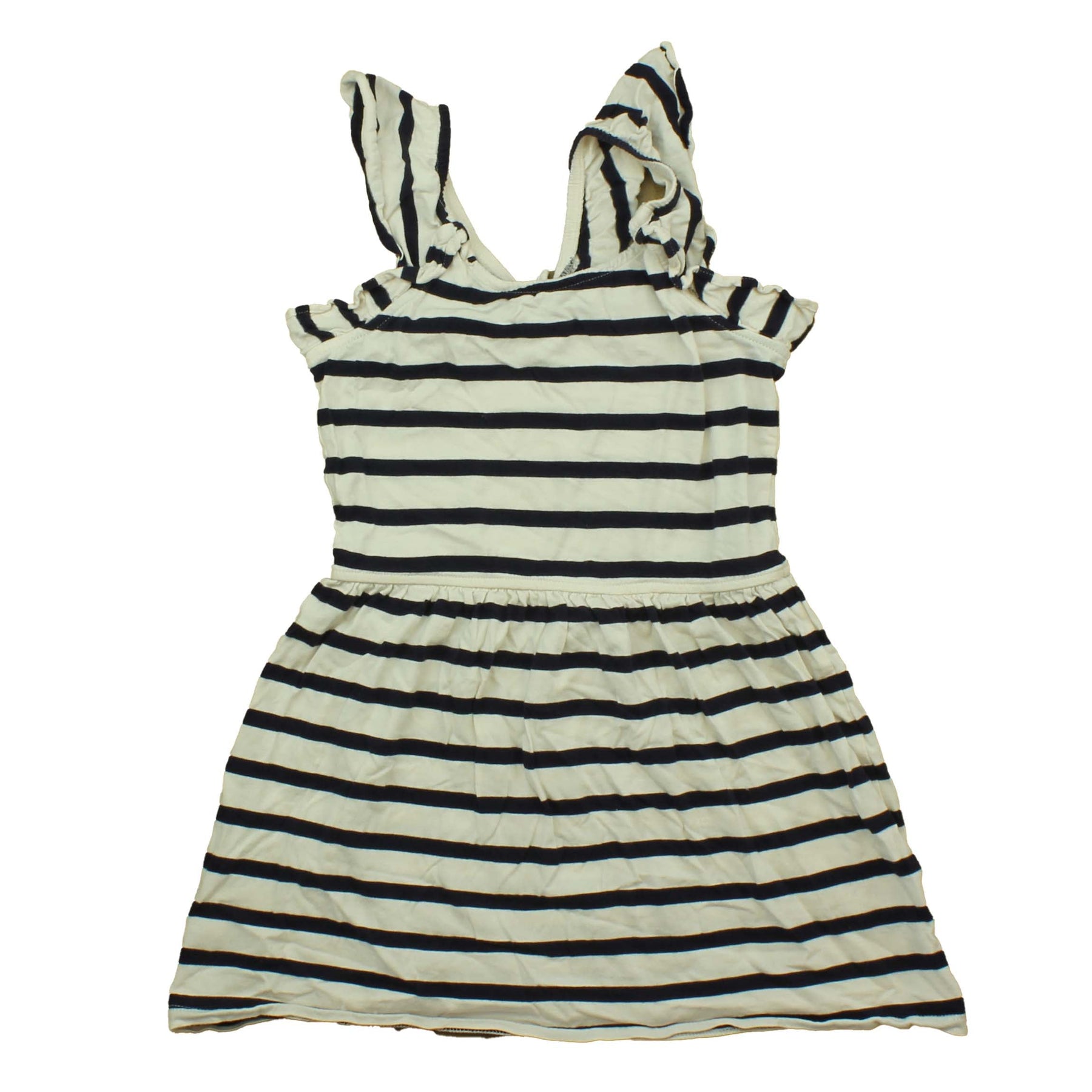 Rockets Of Awesome Girls White | Black | Stripes Dress 7805928439868