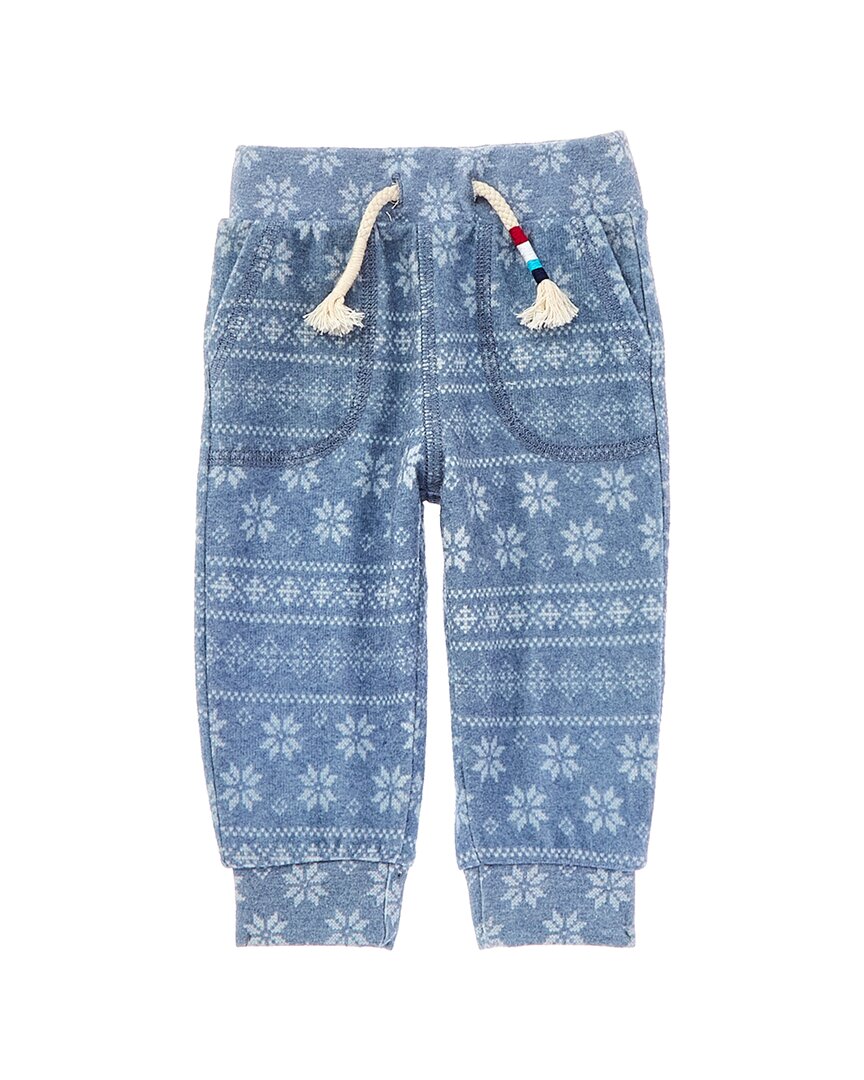 Sol Angeles Indigo Fair Isle Jogger Pant