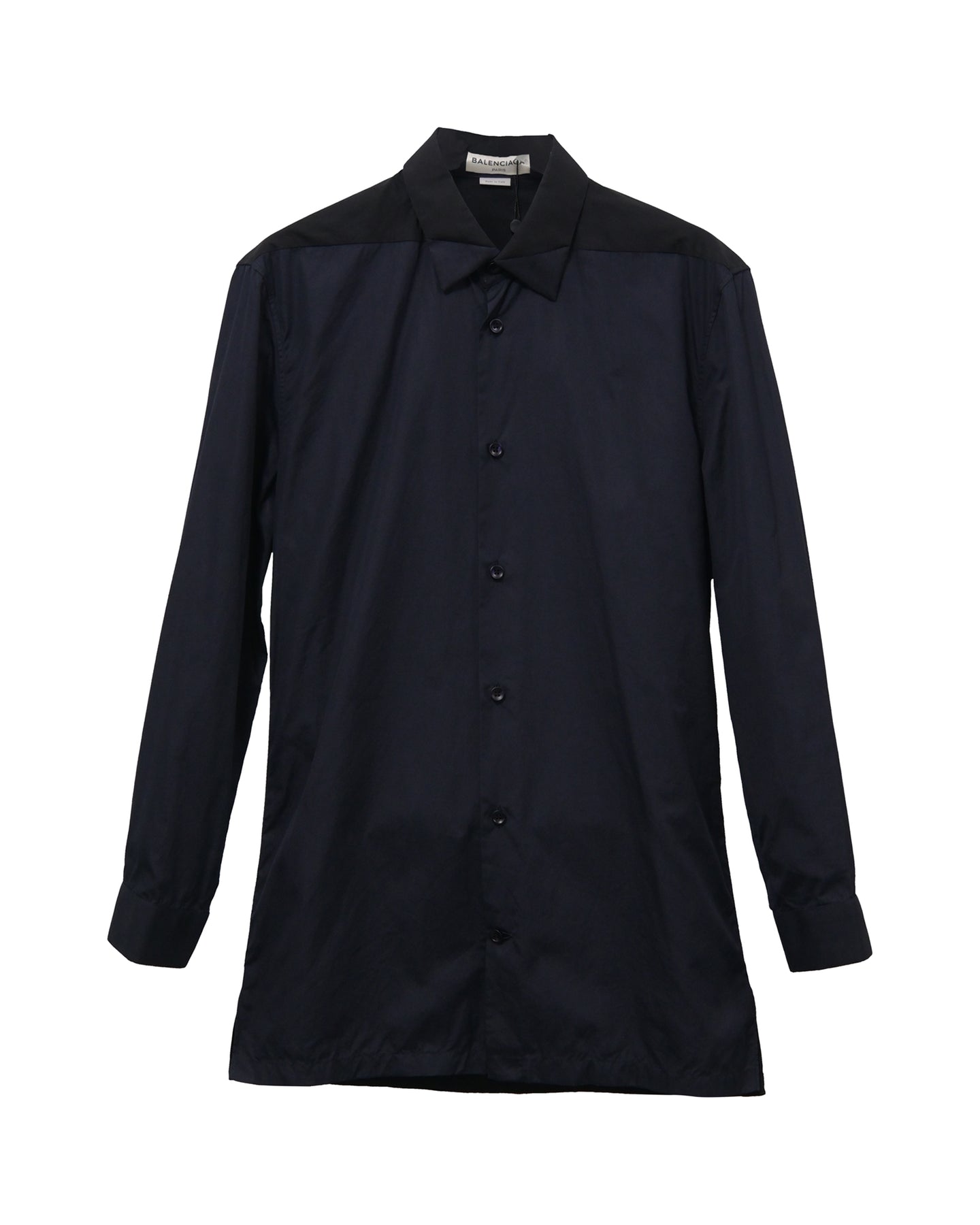 Balenciaga Shirt in Navy Blue Cotton 7748771708988
