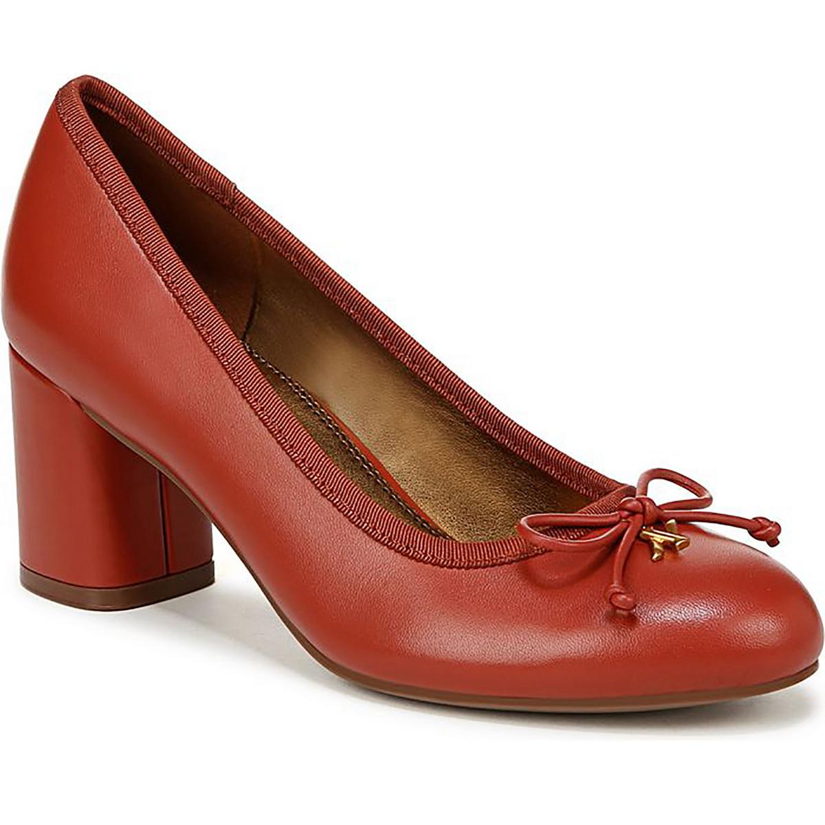 Sienna Leather Dressy Block Heels