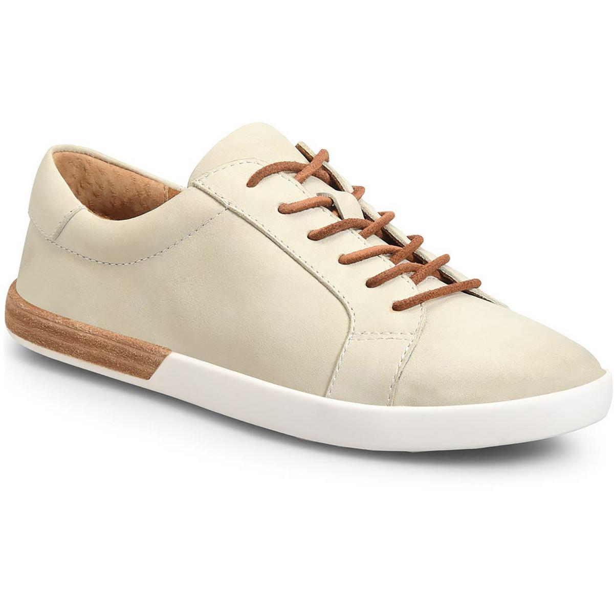 PAISLEE Cushioned Footbed Leather Casual And Fashion Sneakers