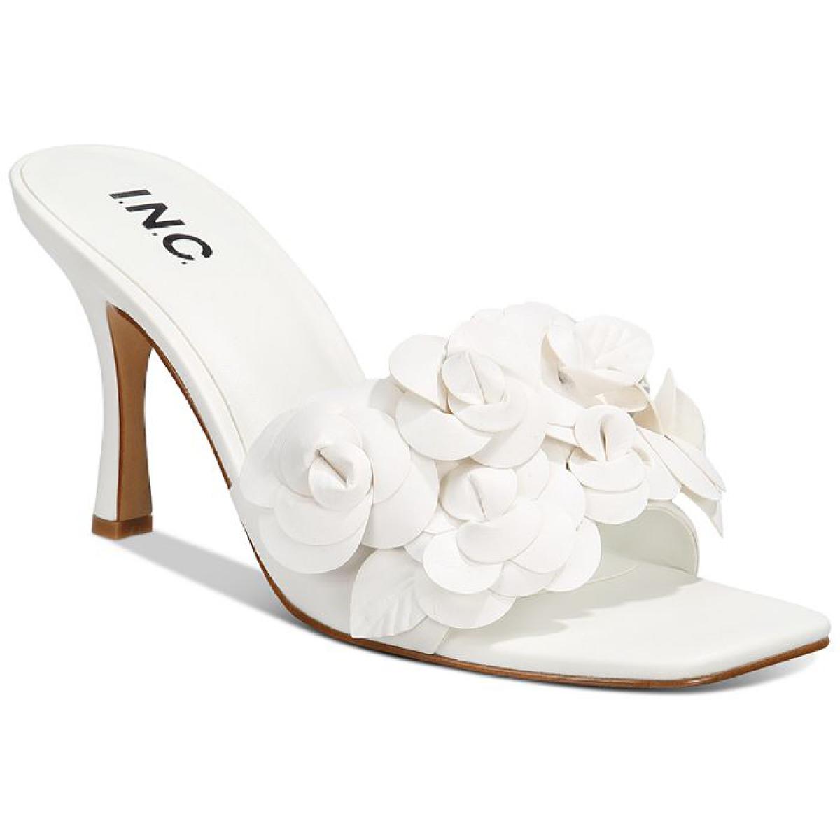 Weslyn Faux Leather Slip-On Slide Sandals