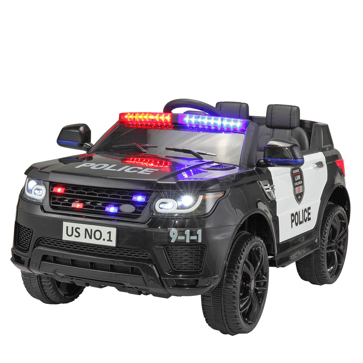 Streamdale 12V Police Car for Kids with Remote Control 7832648613948