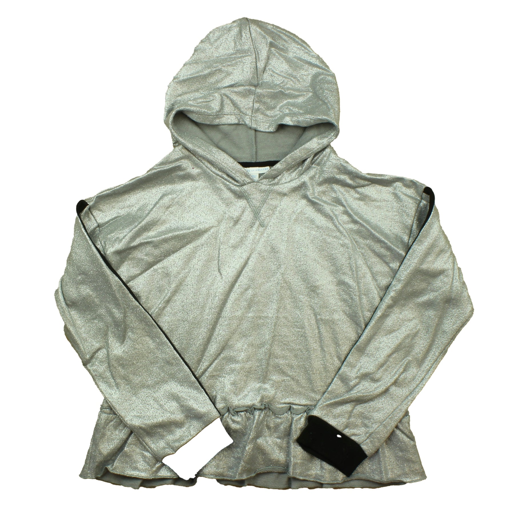 Rockets Of Awesome Girls Silver Hoodie 7805995810876