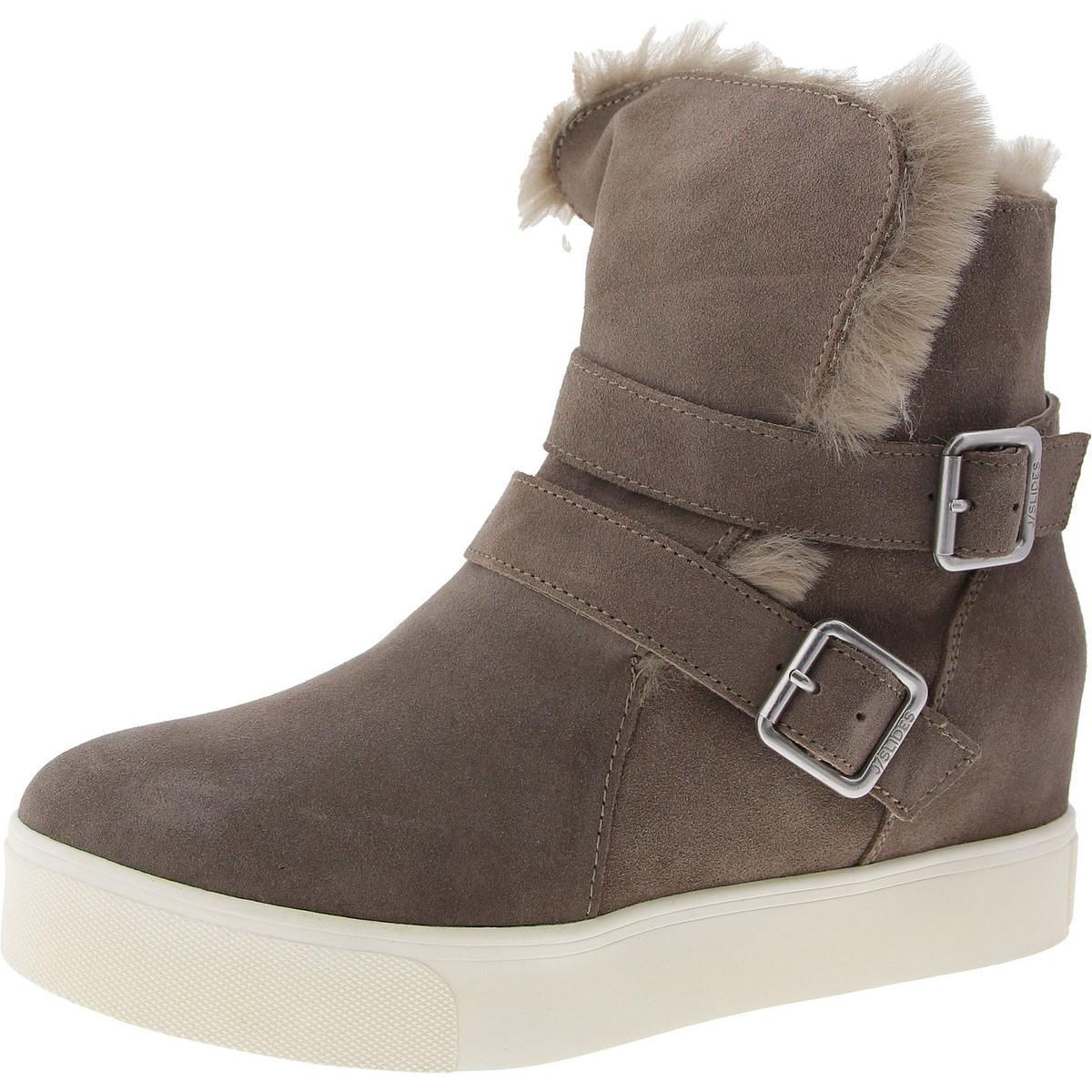 Faux Fur Lined Shearling Boots