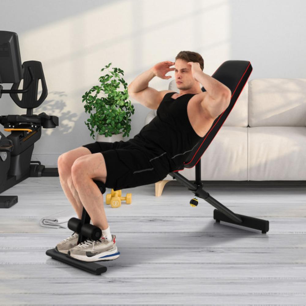 Adjustable Weight Bench Strength Training Bench for Full Body Workout 7672881446972