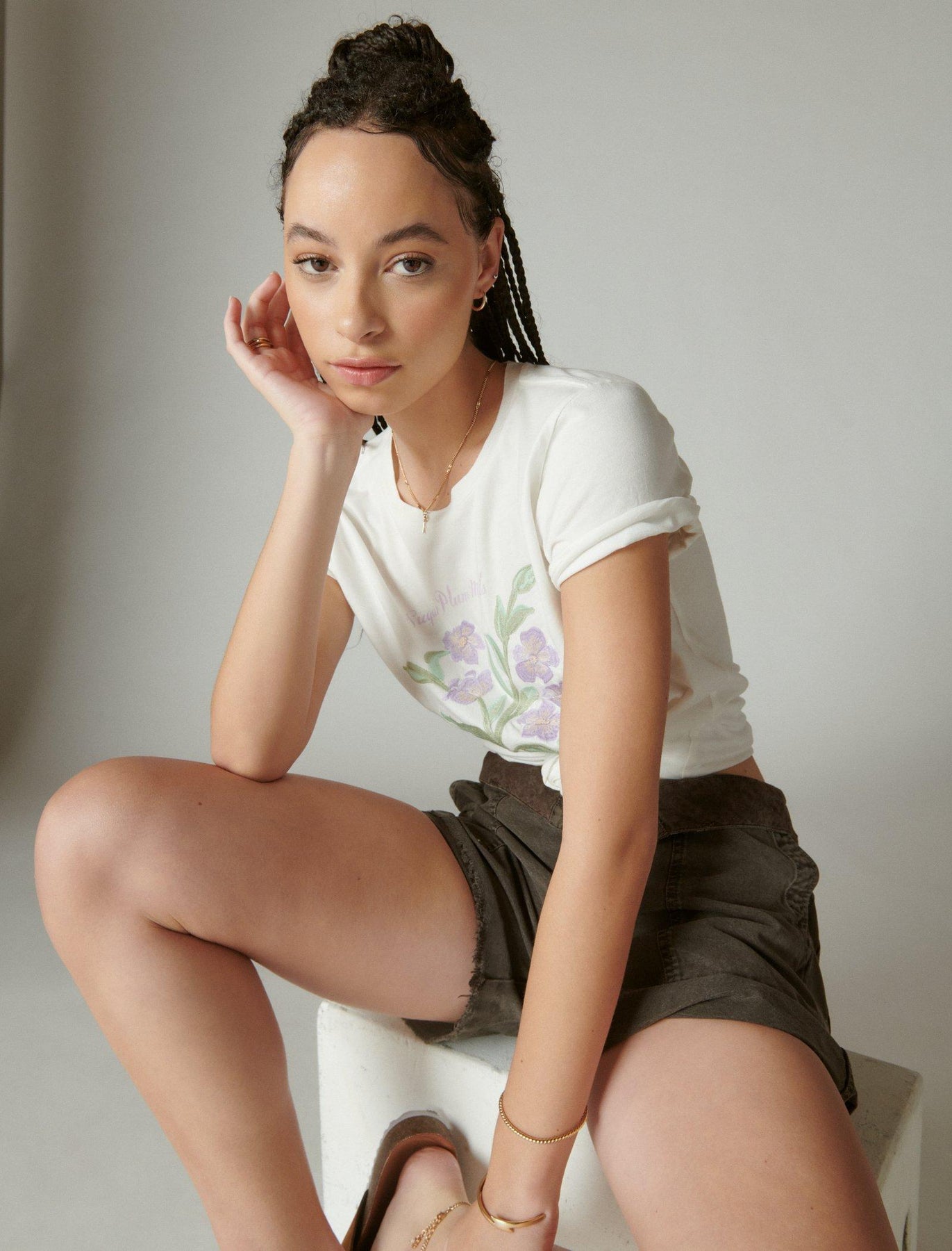 Lucky Brand Women's Pure Cane Classic Crew