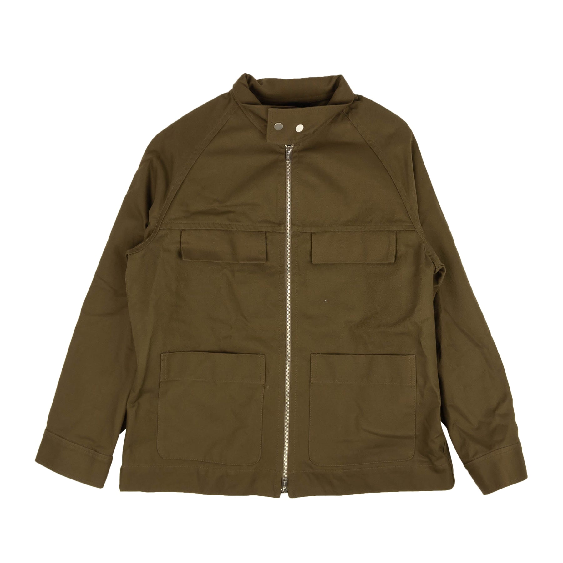 Brown Workwear Shirt Jacket