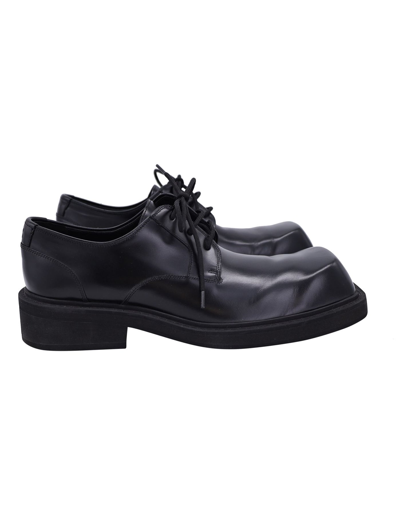 Balenciaga Inspector 40mm Derby in Black Leather 7733673197628