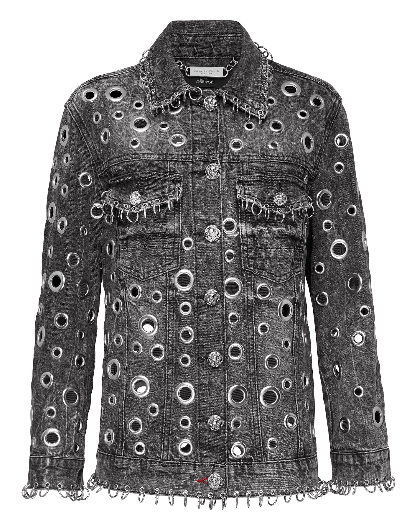 Denim Jacket Metal Rings 7676721528892