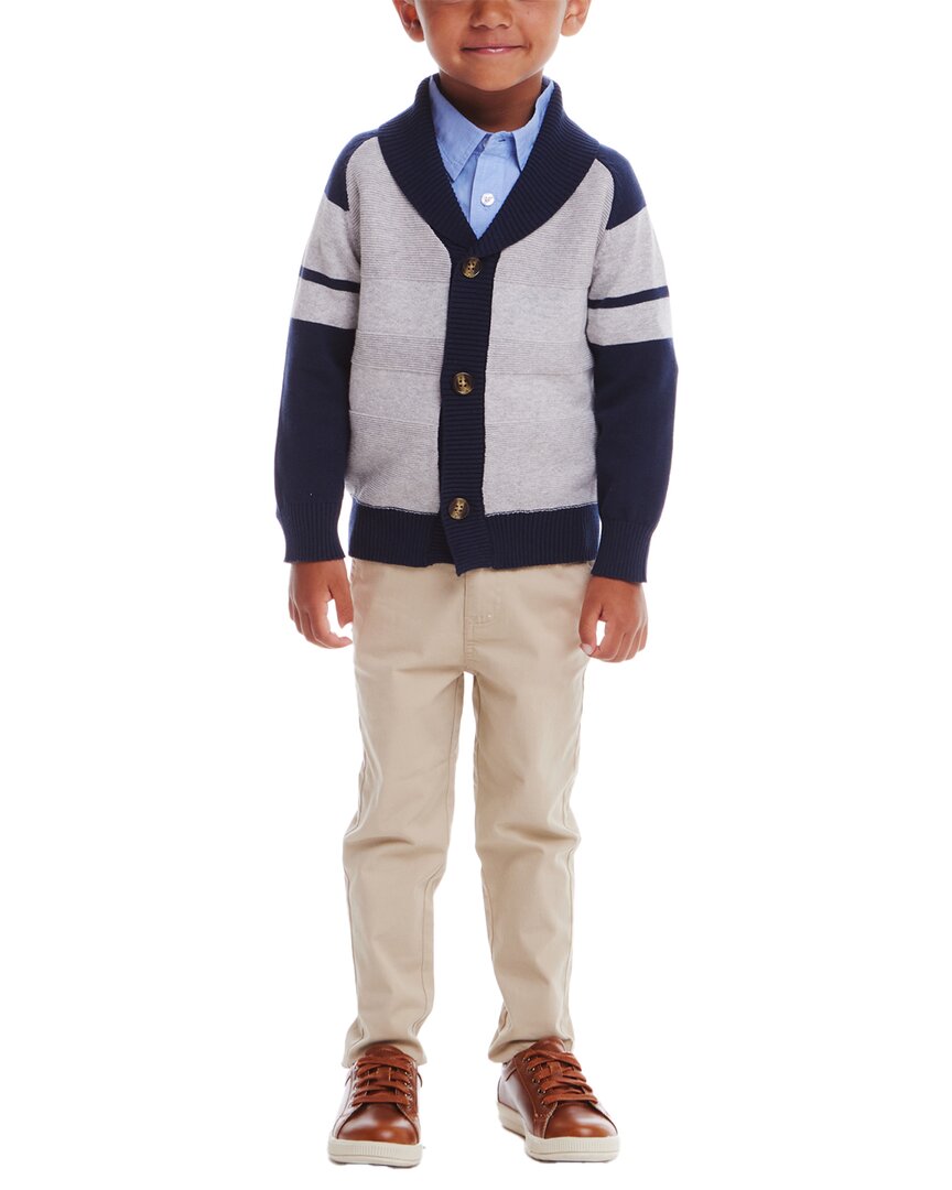 Andy & Evan Shawl Cardigan & Pant Set