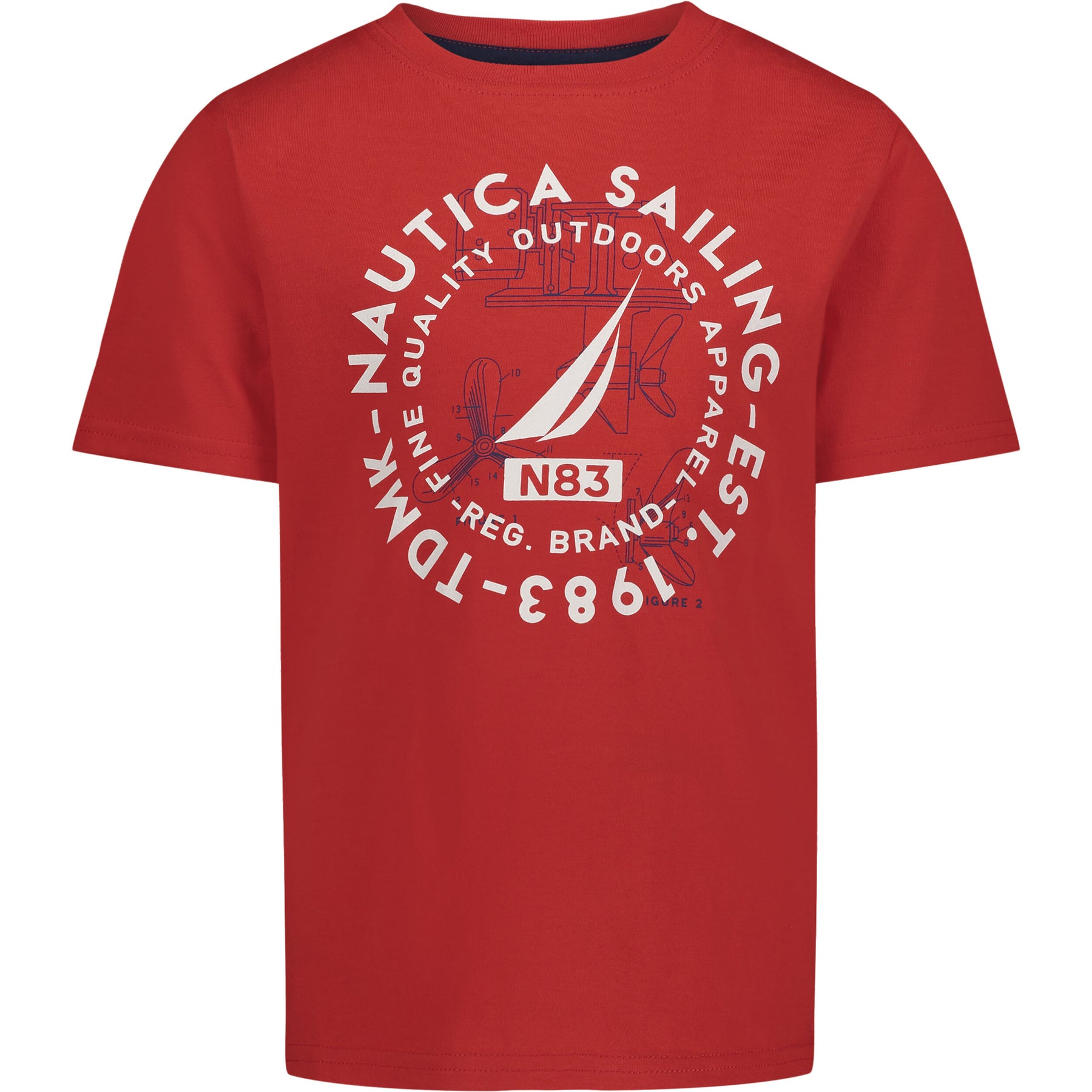 Nautica Little Boys' Sailing Graphic T-Shirt (4-7)