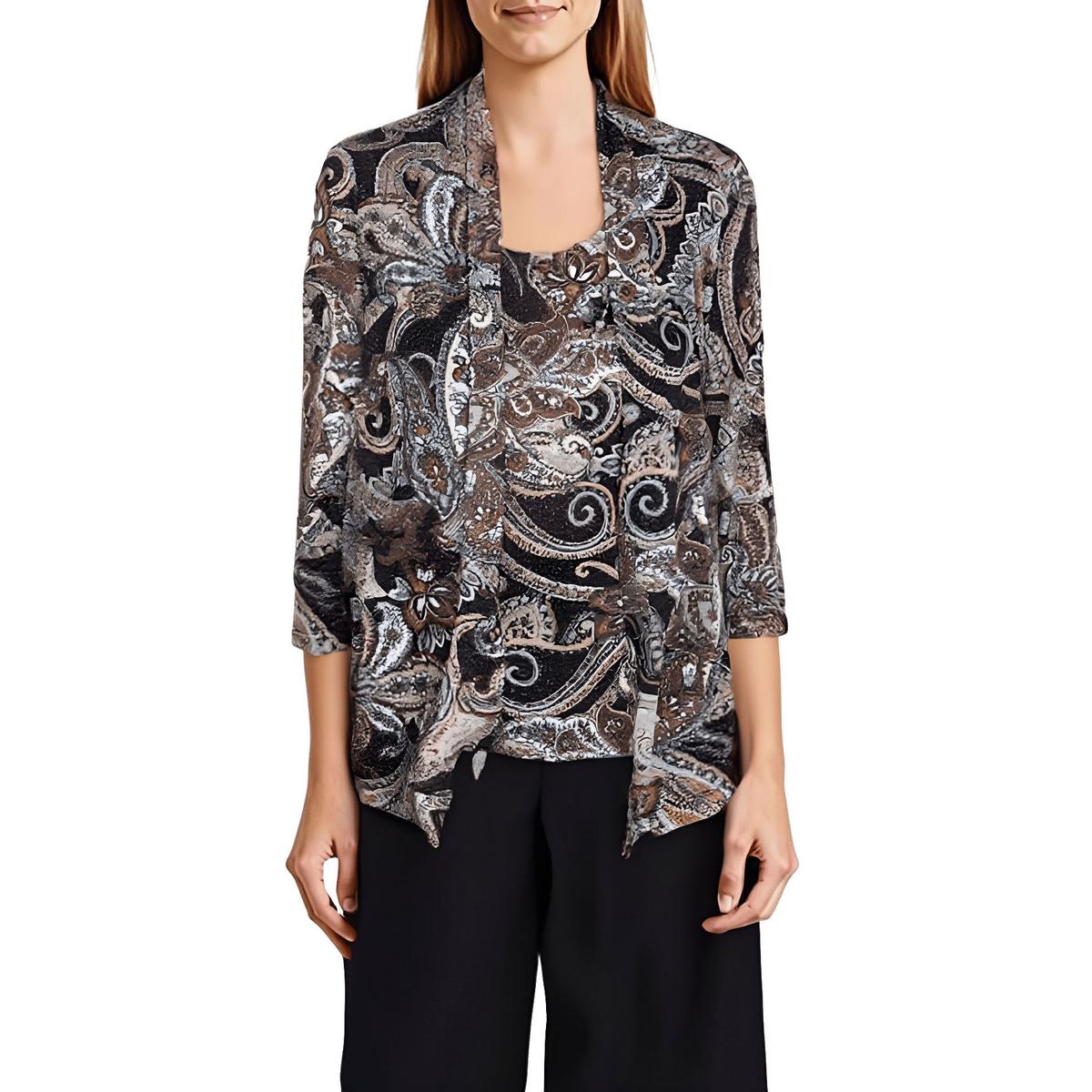 Petites 2-in-1 Blouse