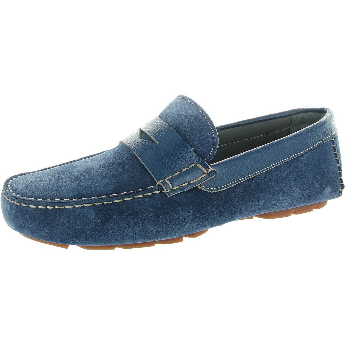 Laceless Leather Driving Moccasins